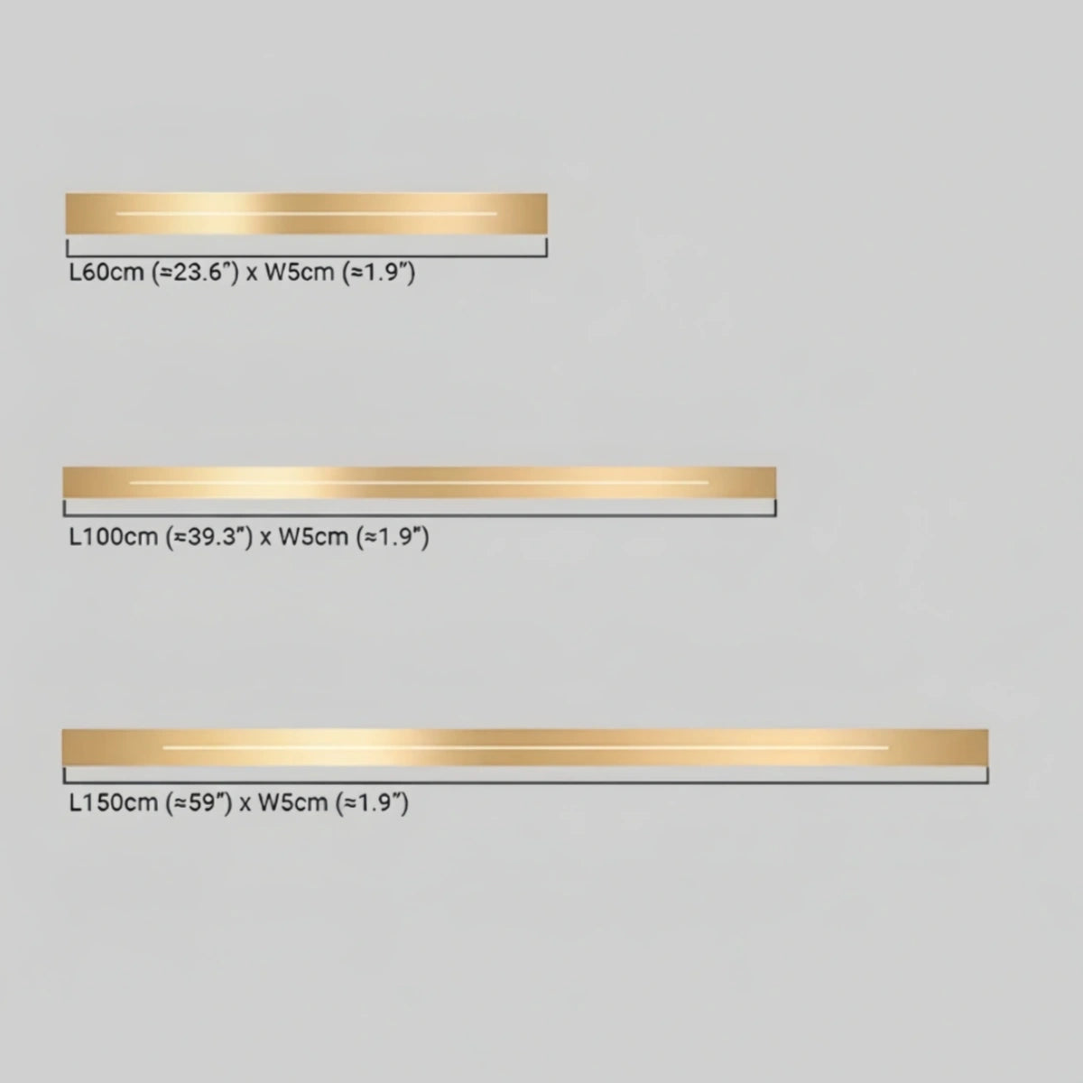 Arcato Minimalist LED Wall Lamp – Black/Gold for Bedroom