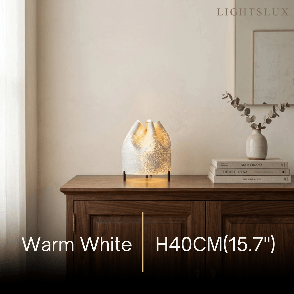 Crema Art Deco Floor Lamp - Iron Frame - 3 Sizes for Bedroom Study