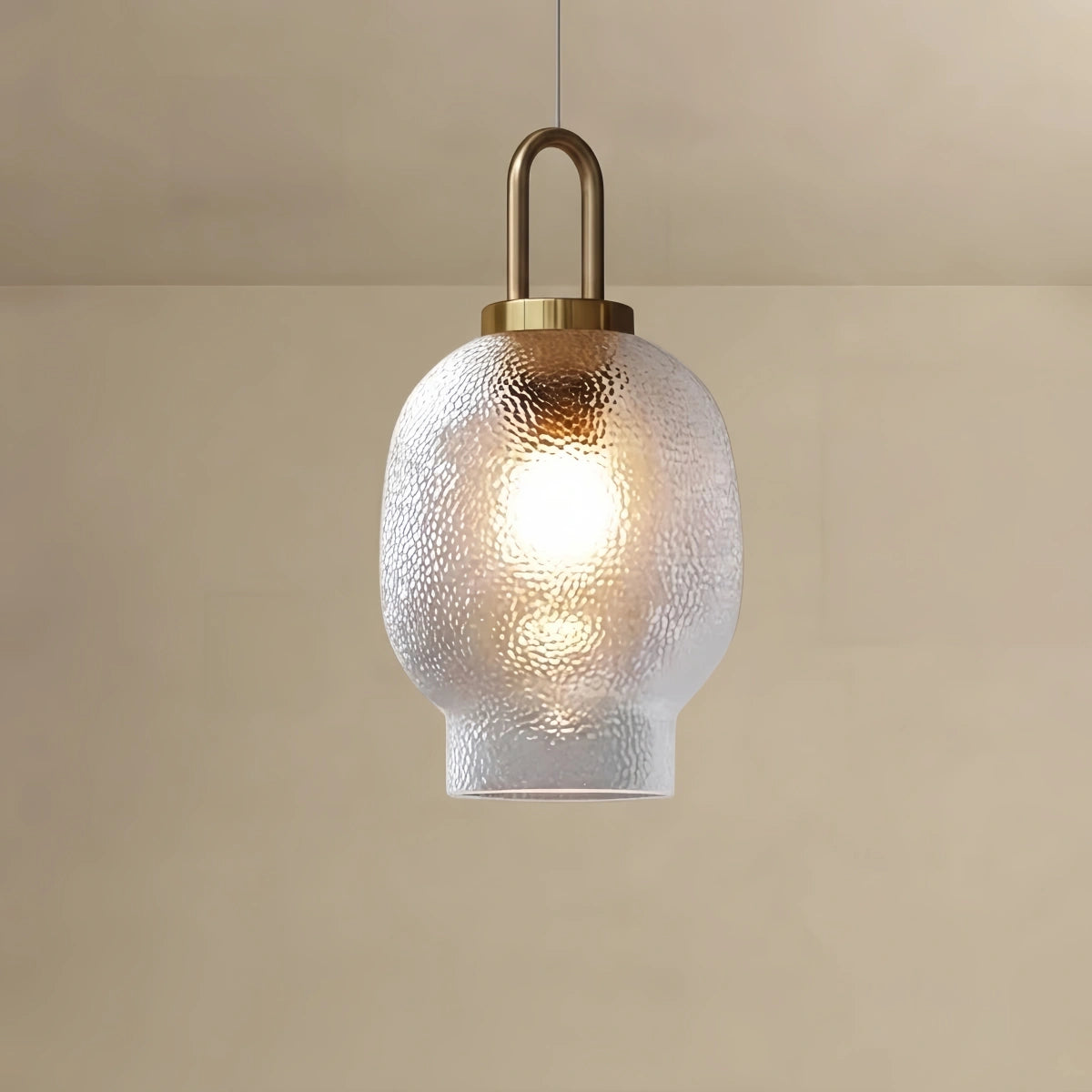 Vetro Industrial Glass Bottle Pendant Light – Clear Metal Fixture for Kitchen,