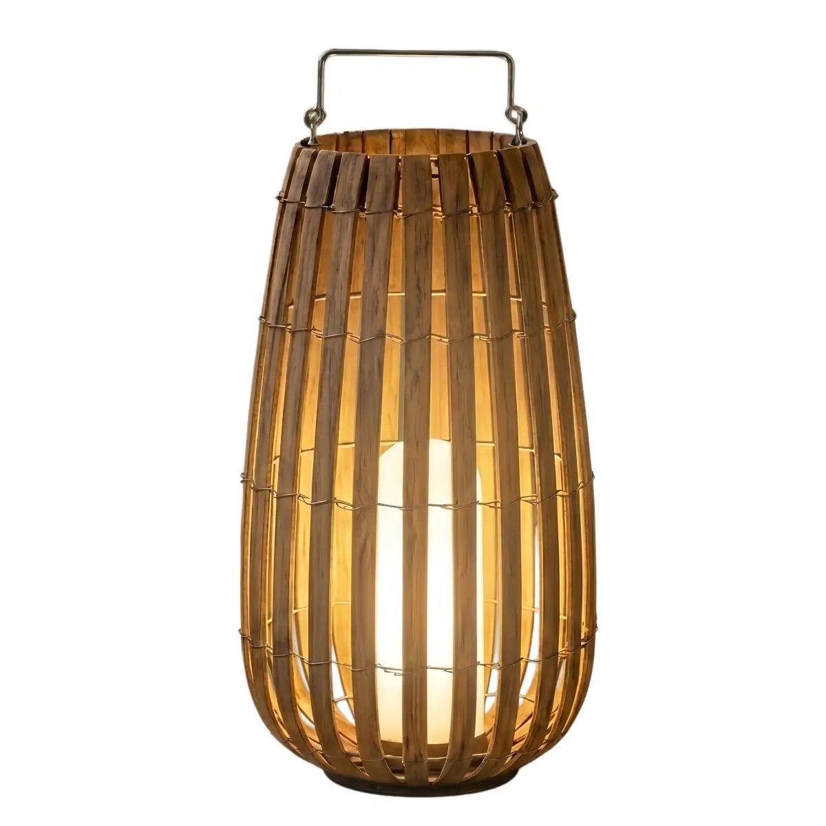 Bamburo Modern Wooden Path Lamp