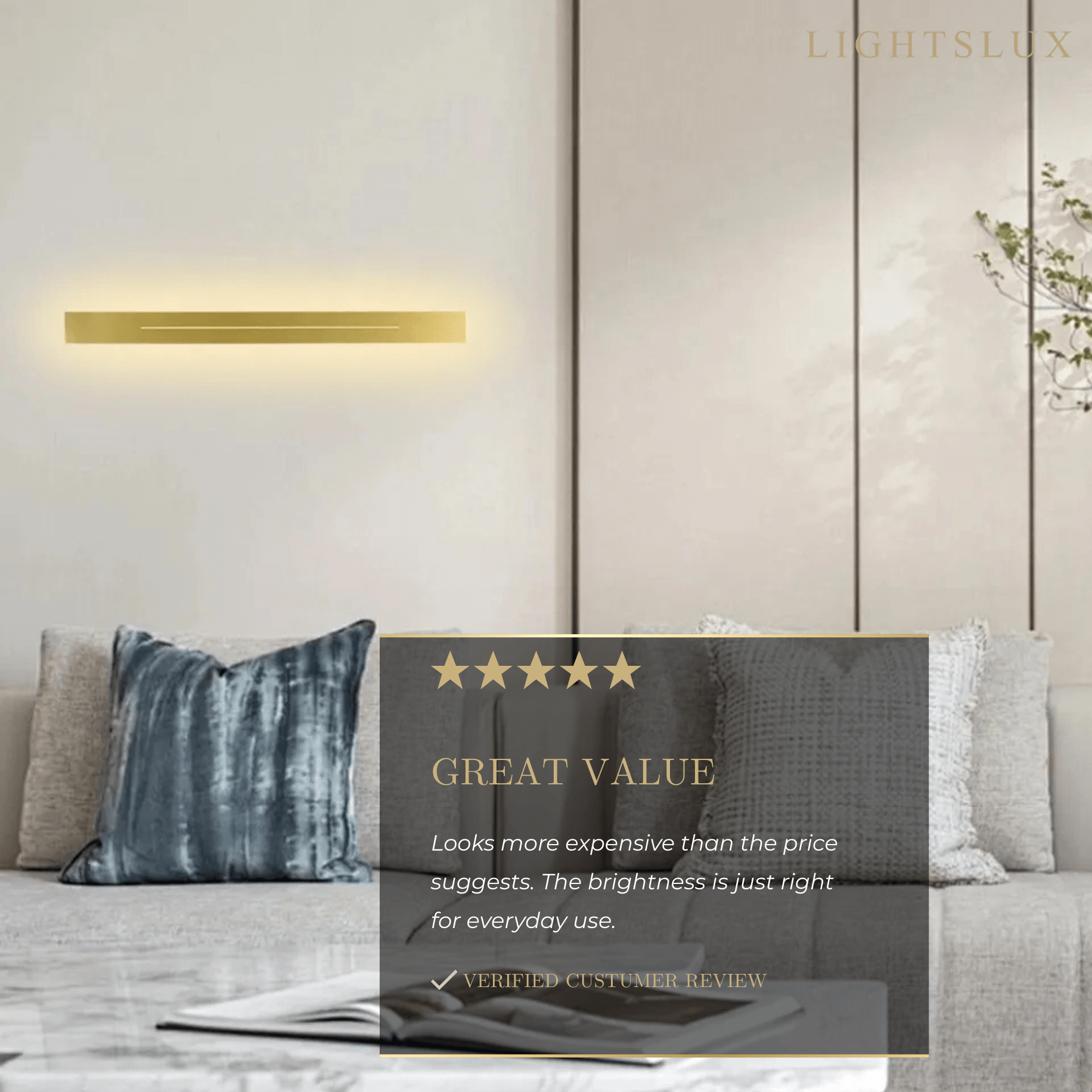 Arcato Minimalist LED Wall Lamp