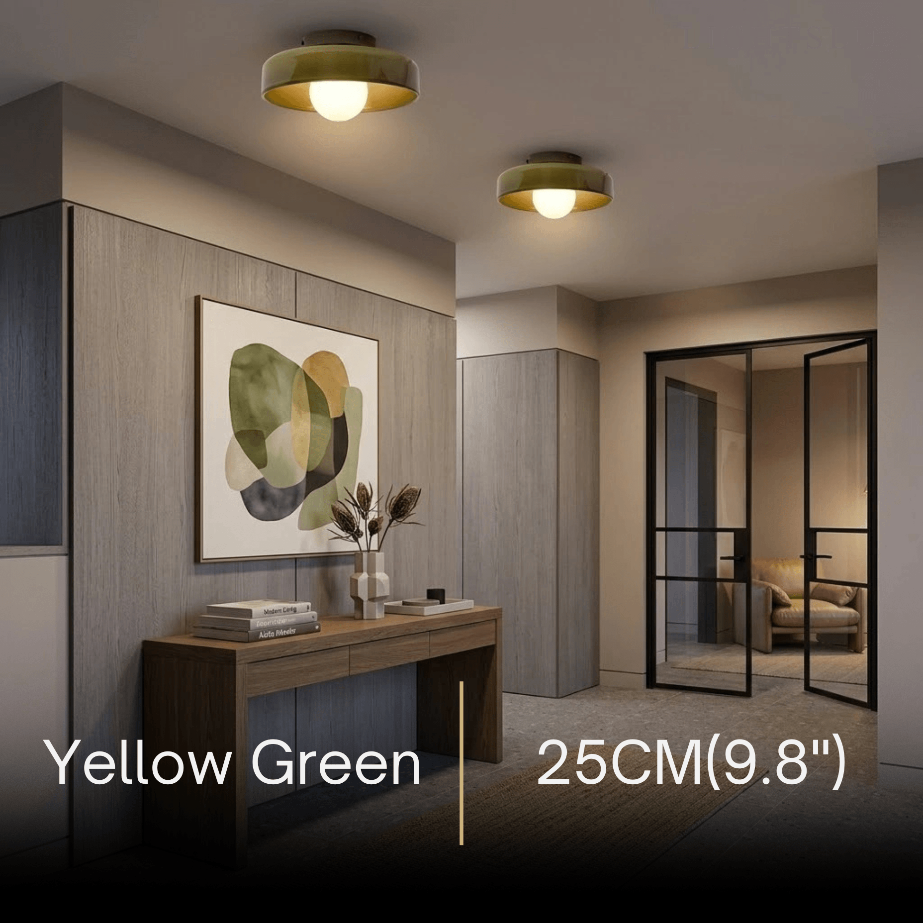 Modern_Round_Ceiling_Light_Orange