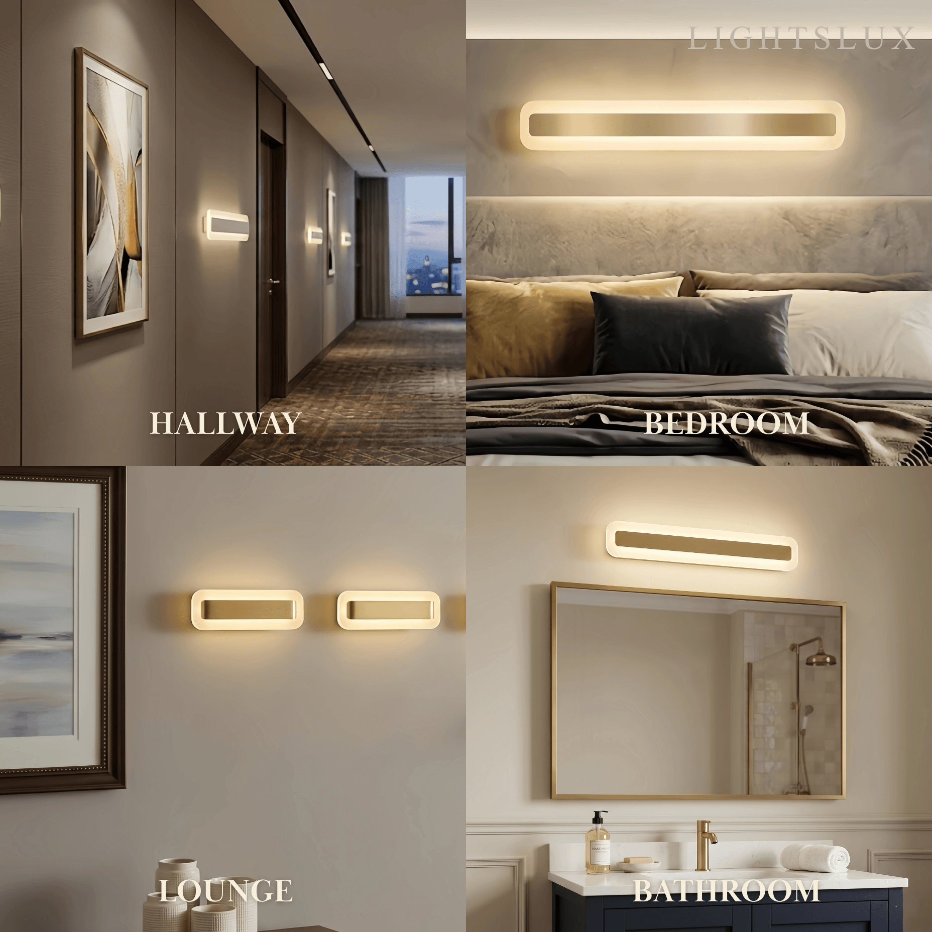 Vanity Light — Metal & Acrylic