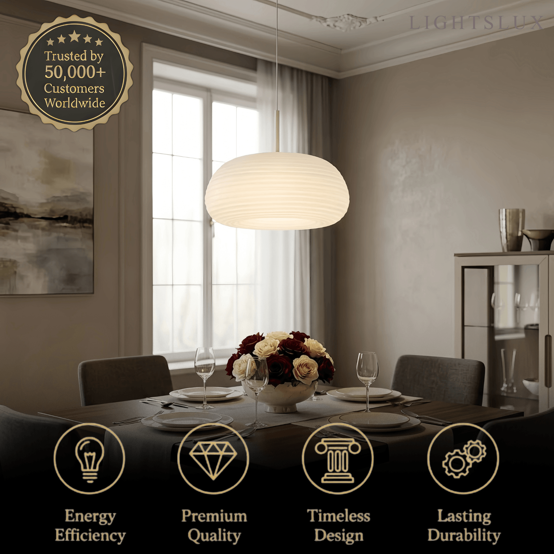 Crema Modern Cloud Pendant Light