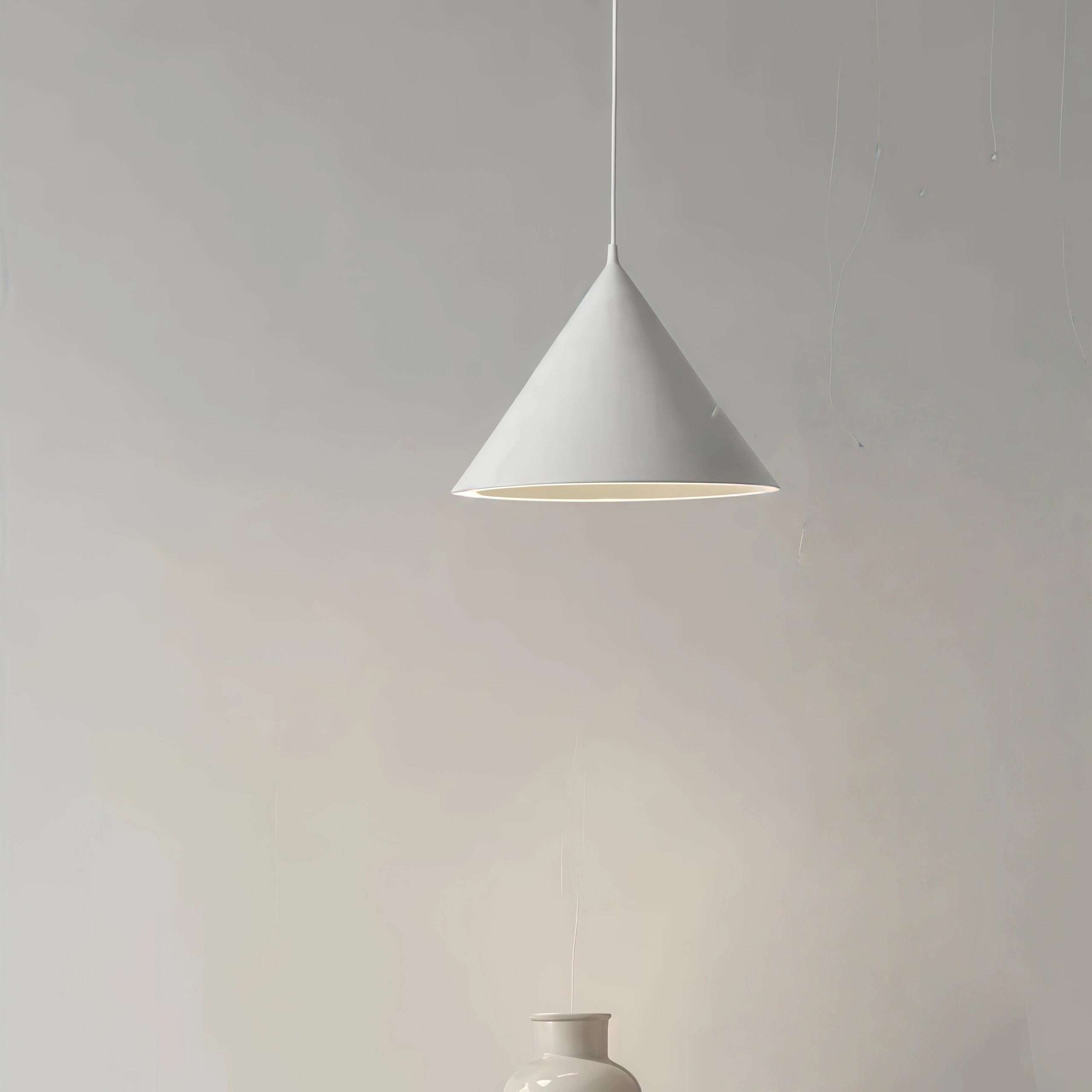 Morandia Morandi Conical Pendant Light – Metal & Acrylic for Dining Room