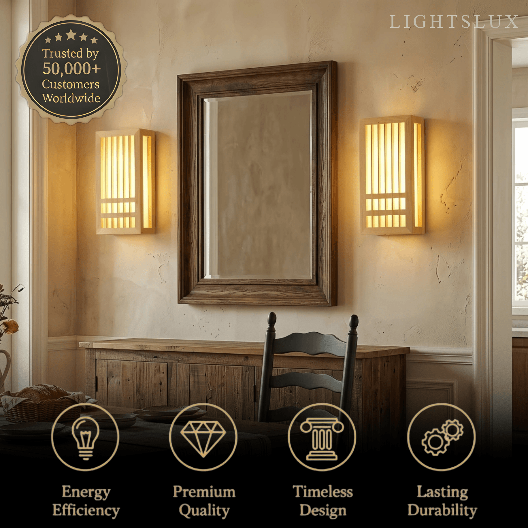 Zenno Modern Wood Wall Lamp