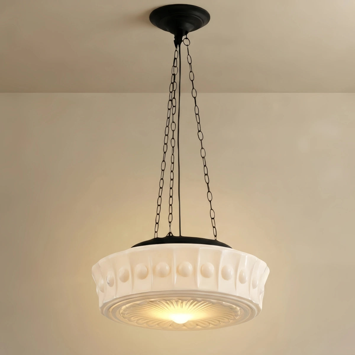 _Vintage_Glass_Pendant_Light_Living_Room