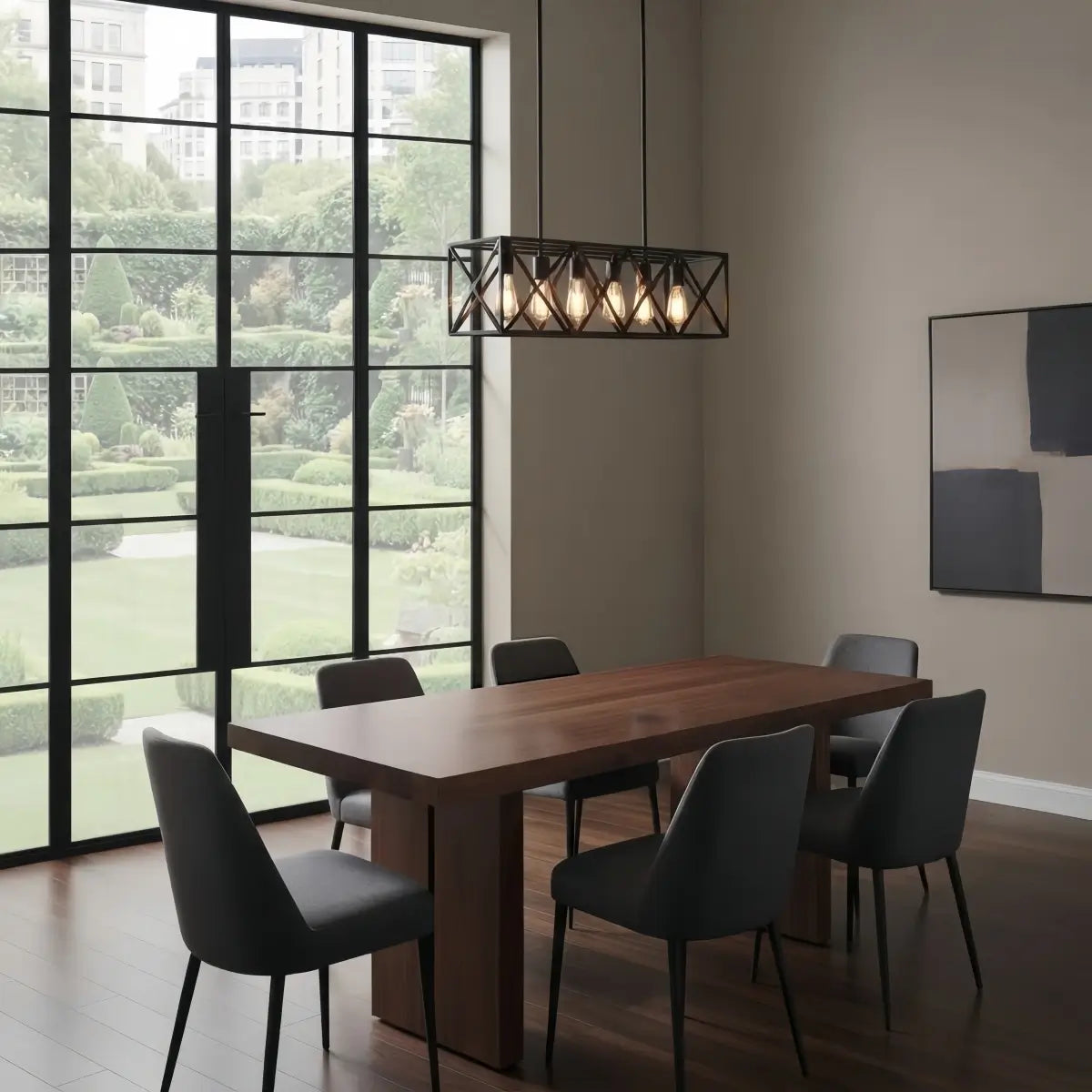 HL007Irondale Industrial Pendant Light -- Metal for Dining Room