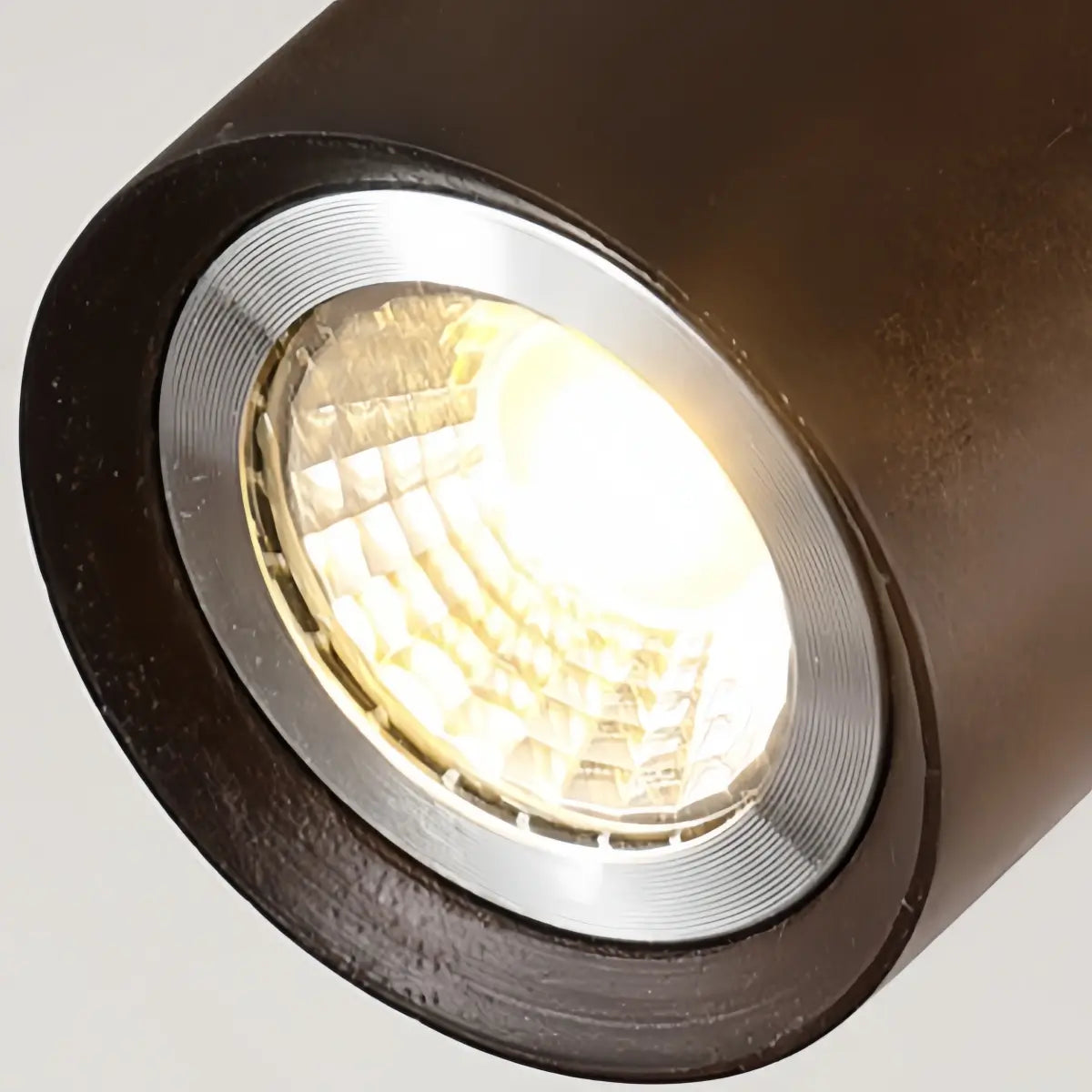 Zenno Modern Wood Track Lighting -- Adjustable Spotlights Walnut/Wood for Kitchen & Bar