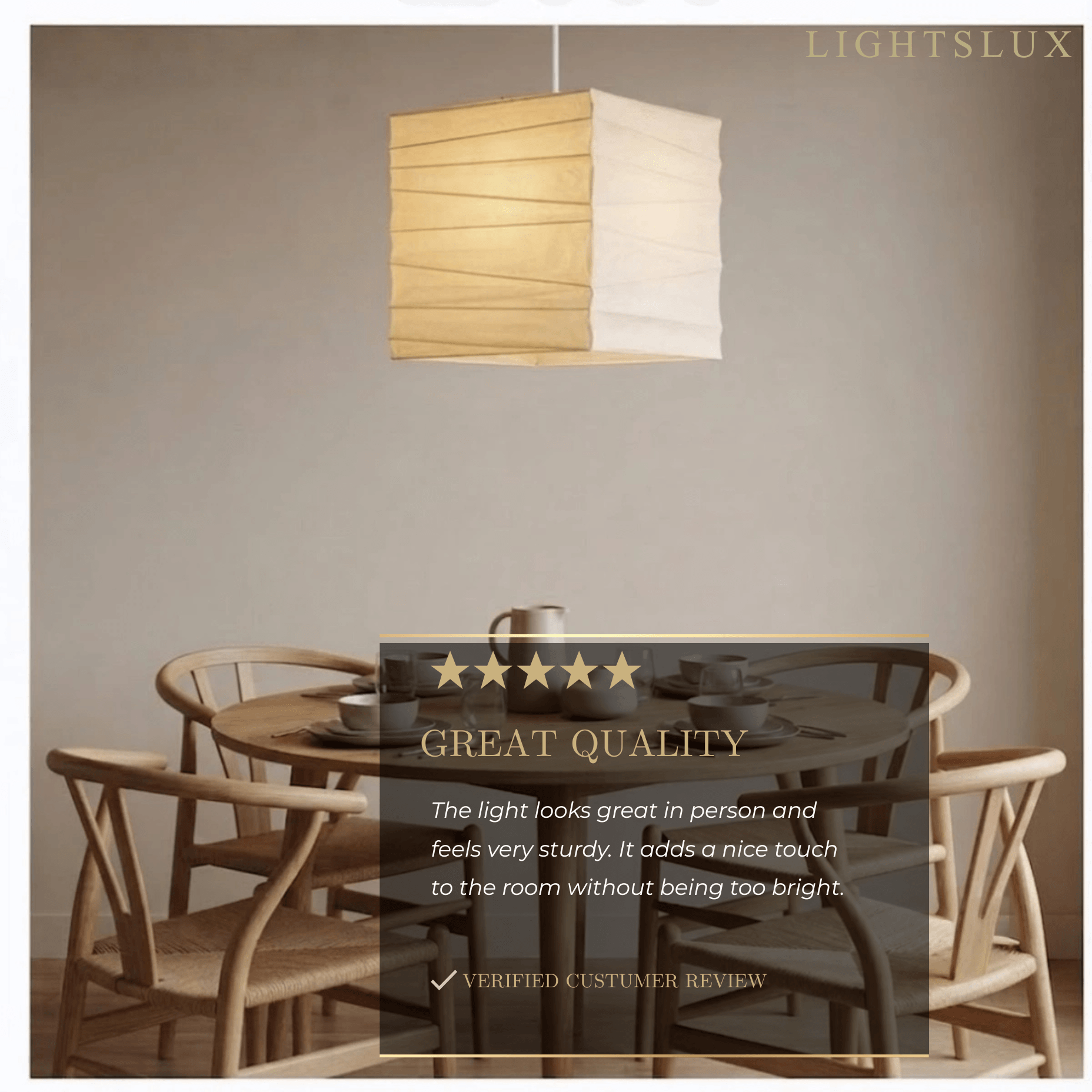 Zenno Wabi-sabi Linen Fabric Lantern Light For Study