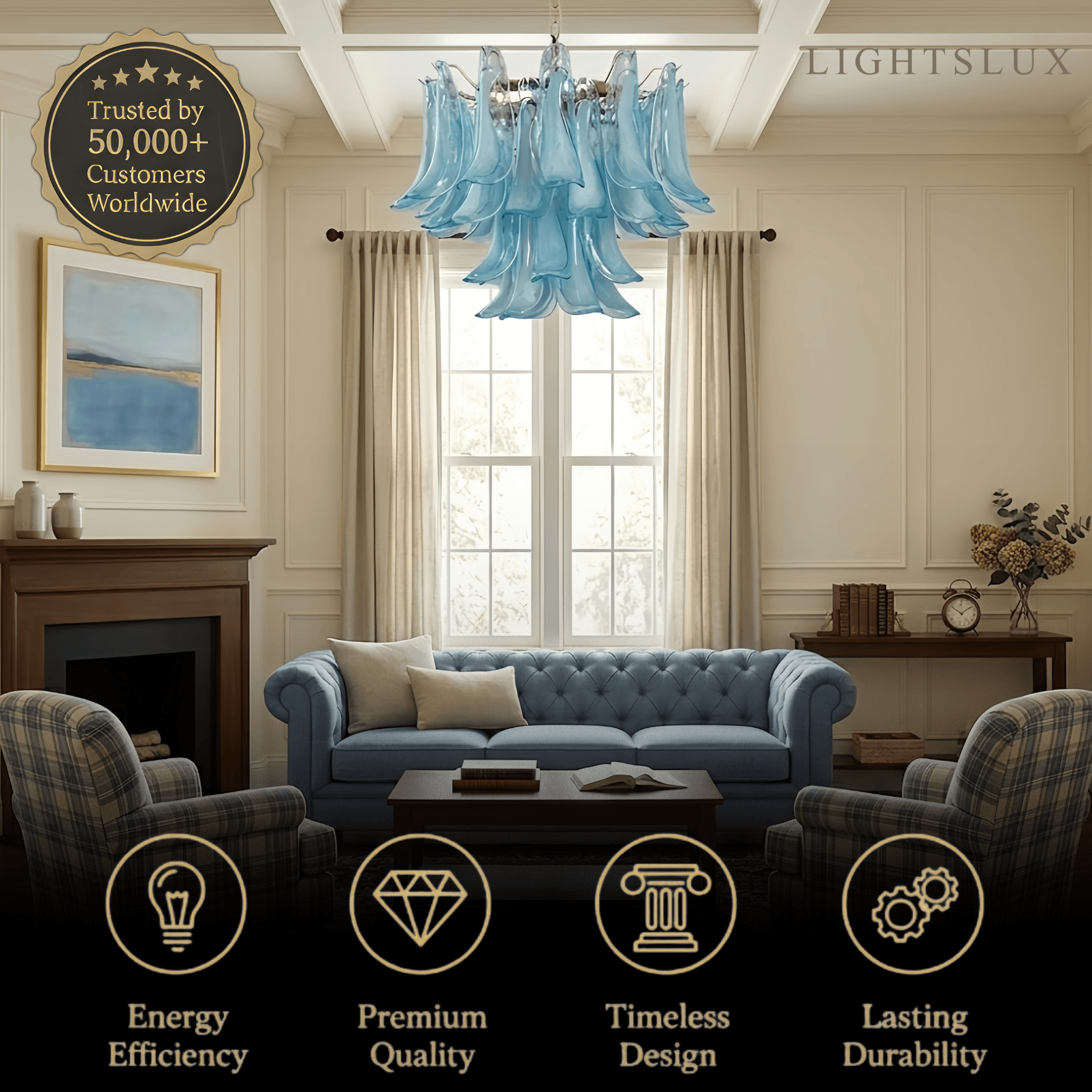 Excelis_Glass_Pendant_Light__Blue_Transparent_for_Living_Room