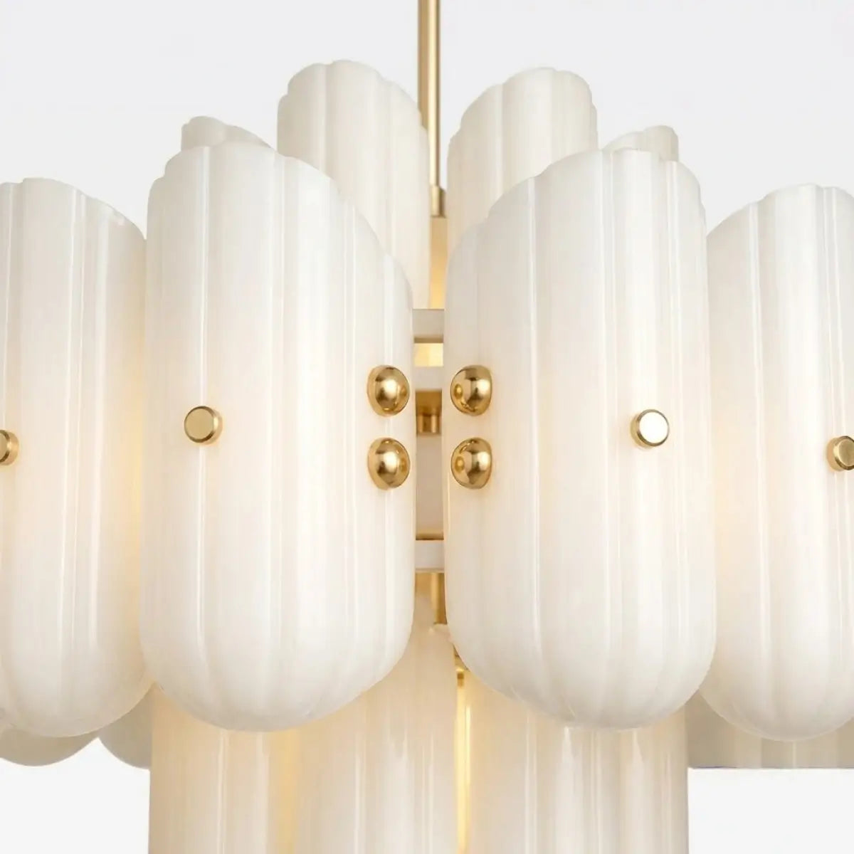 Velora Modern Chandelier - ABS with Built-in LED - Off-white