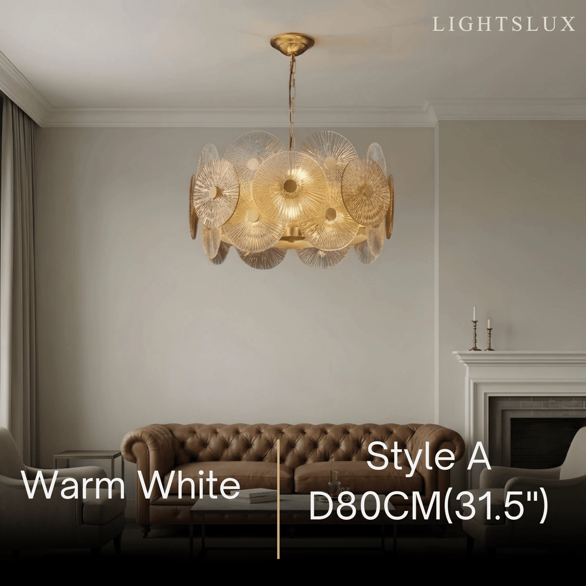 Excelis Modern Pendant Light- Glass Metal for Dining & Living