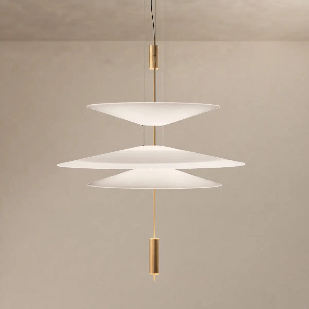 Nebula Modern Acrylic Chandelier – Multi-Tier Disc for Dining TW