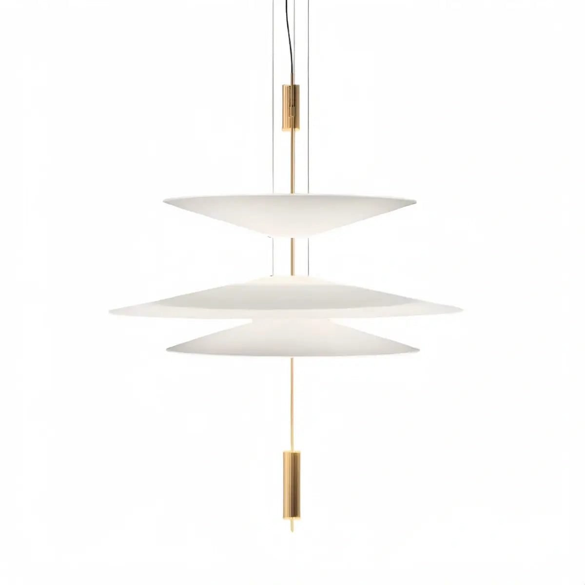 Nebula Modern Acrylic Chandelier – Multi-Tier Disc for Dining DD