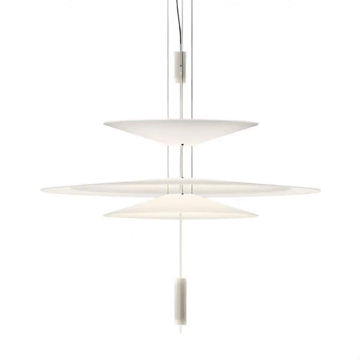 Nebula Modern Acrylic Chandelier – Multi-Tier Disc for D