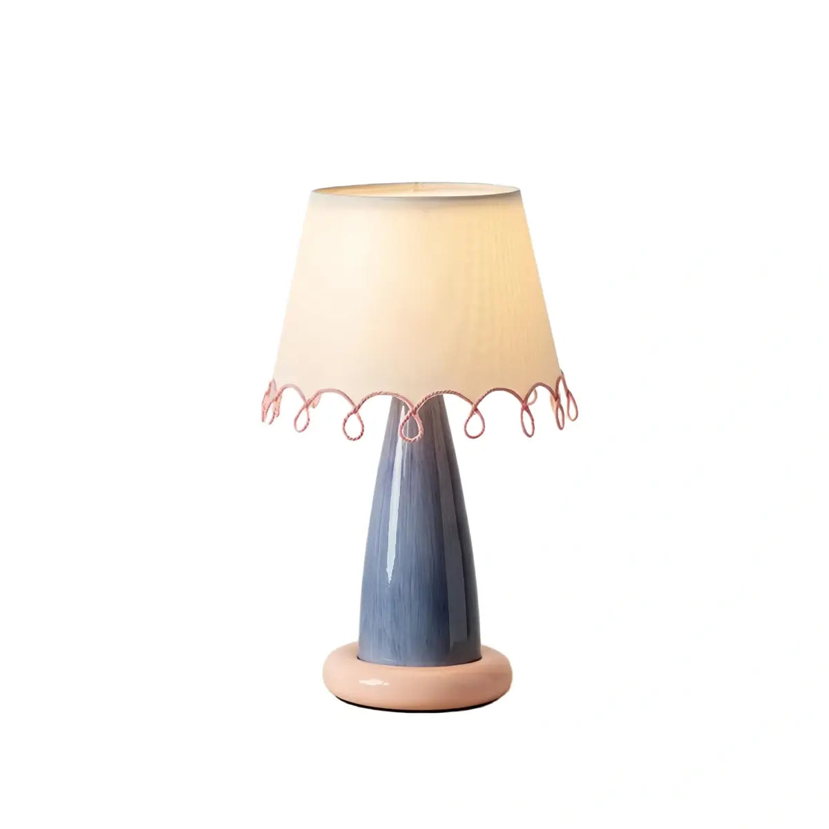 Morandia Nordic Table Lamp--Metal and Fabric for Bedroom