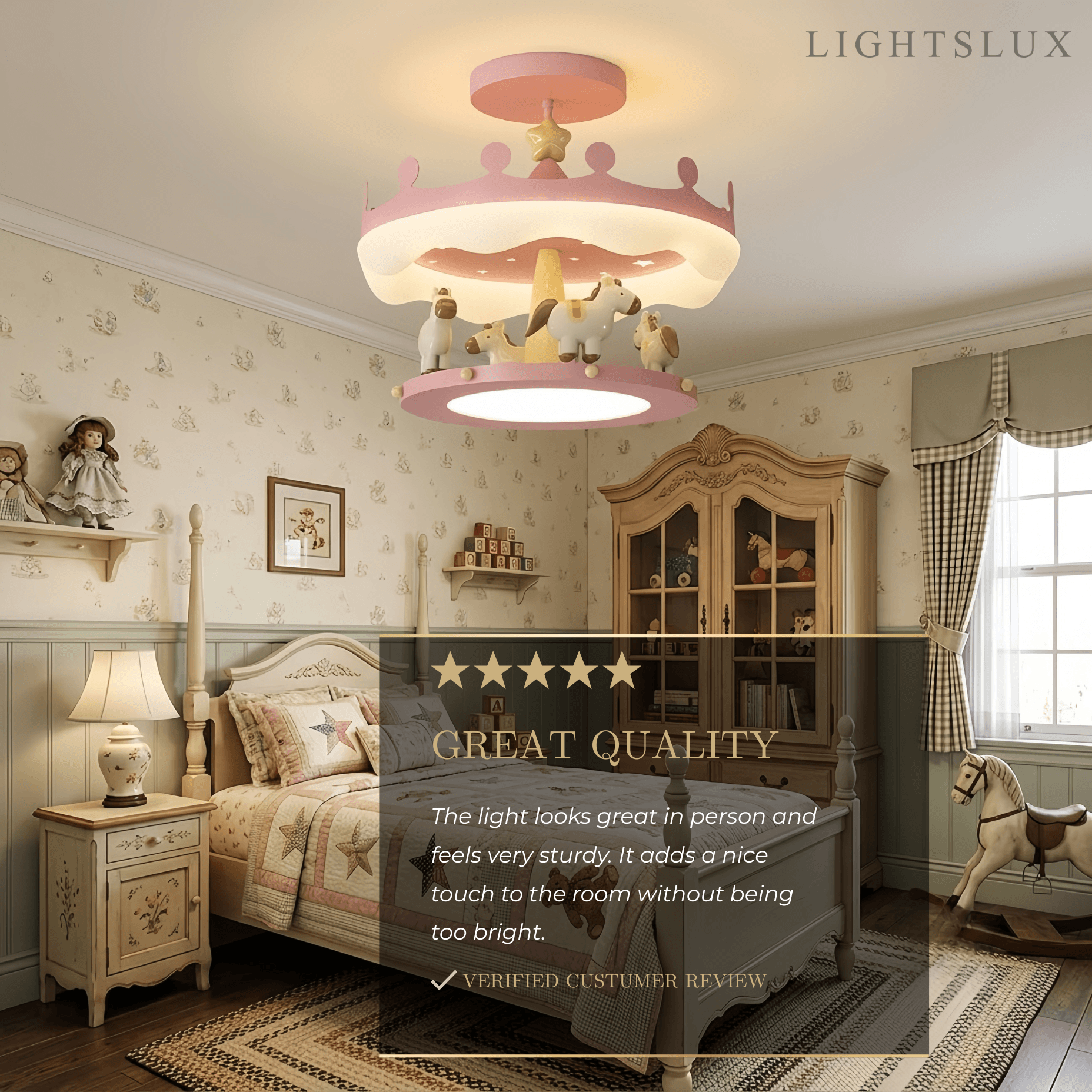 Cartoon Pendant Lamp -- Iron & PE Full-Spectrum LED for Children's Room