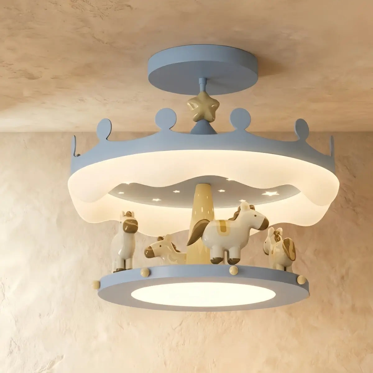 Vivara Cartoon Pendant Lamp -- Iron & PE Full-Spectrum LED for Children's Room