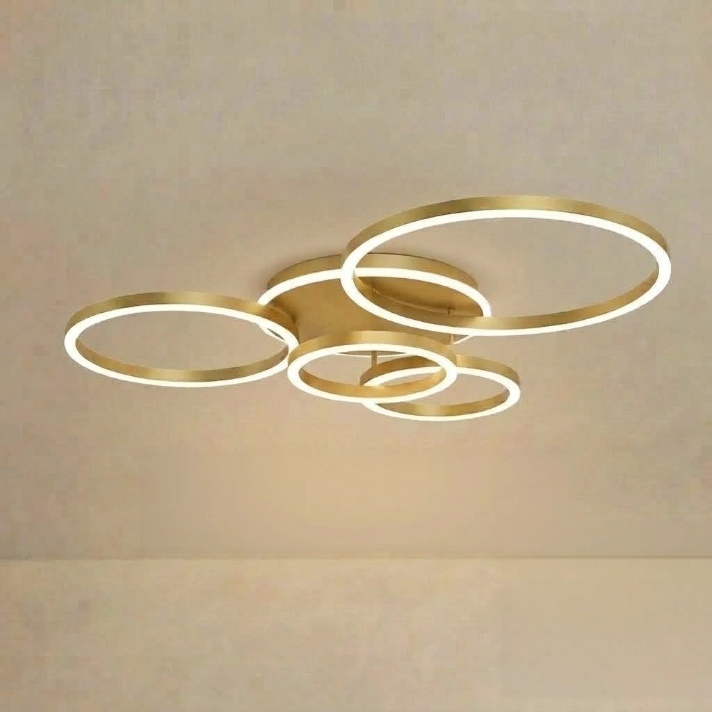 Nebula_Ring_Black_Gold_Celing_Light_4_Living_Room_Commercial