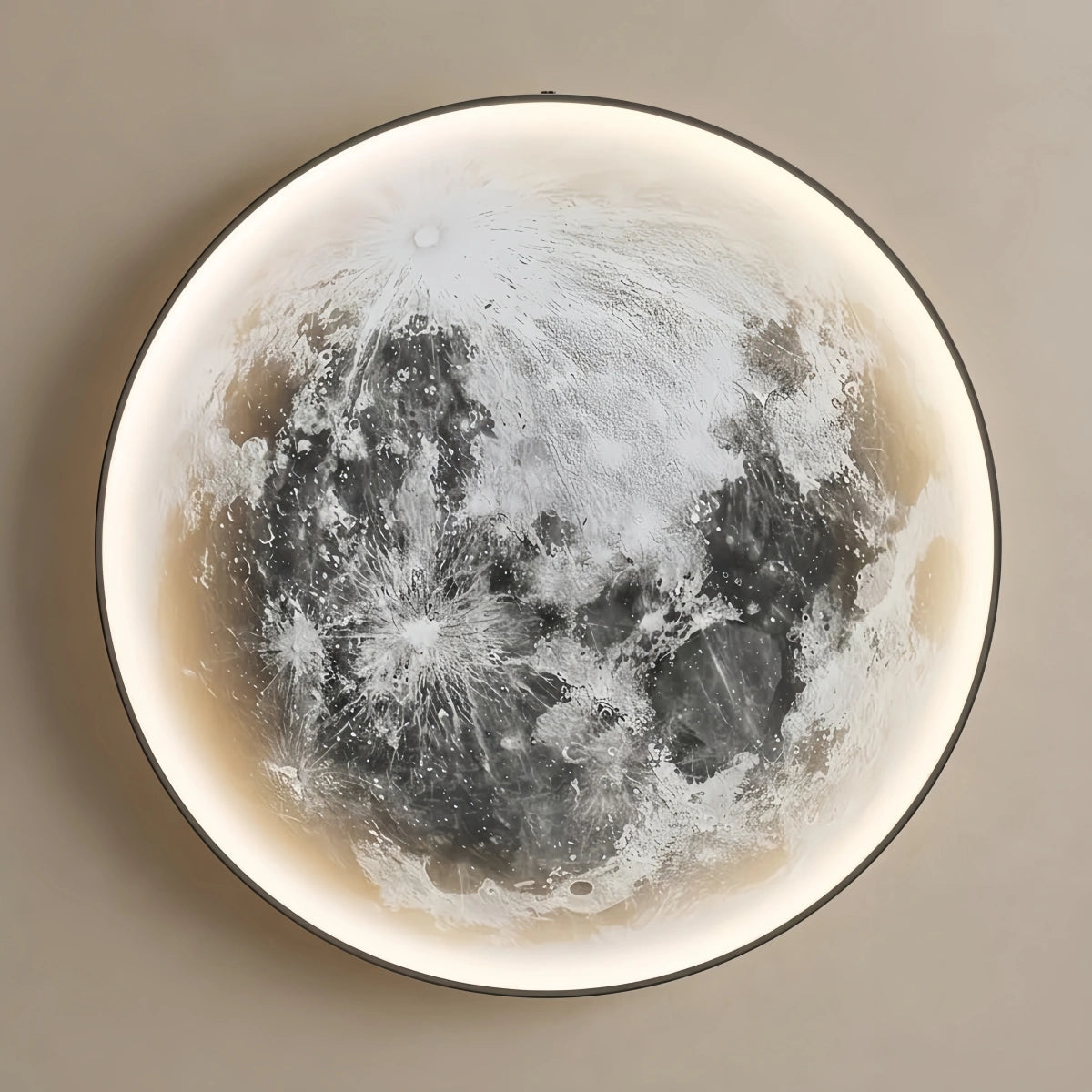 Moon Wall Night Light – Soft Warm LED Wall Lamp for Nursery