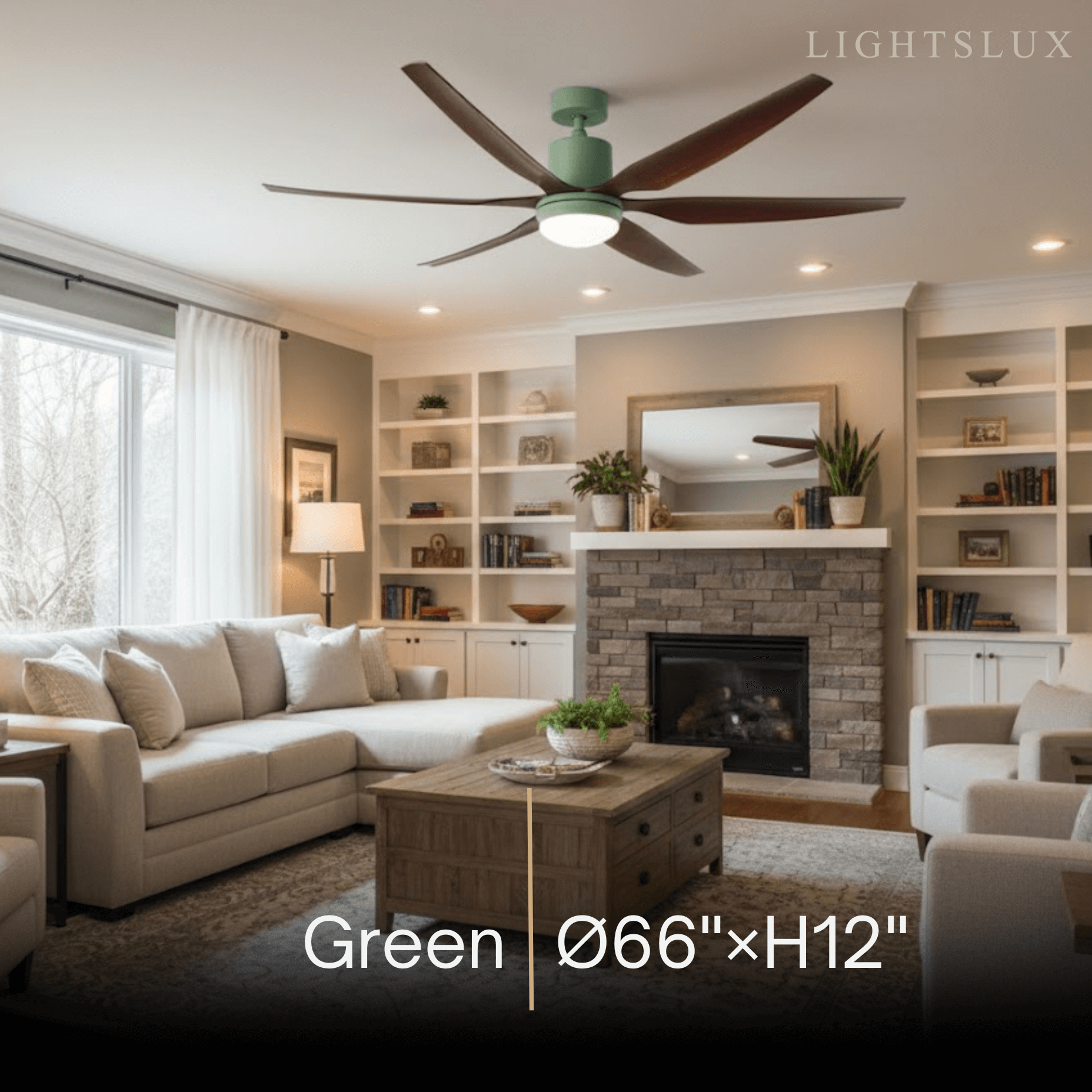 Morandia Modern Ceiling Fan Light