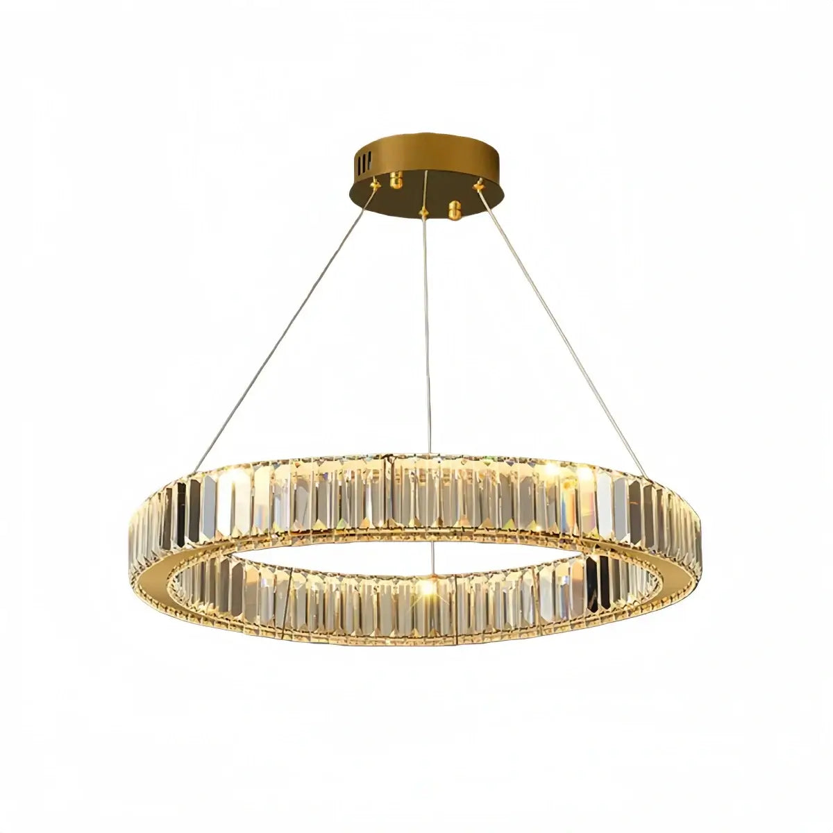 Modern Interlaced Ring Pendant Light