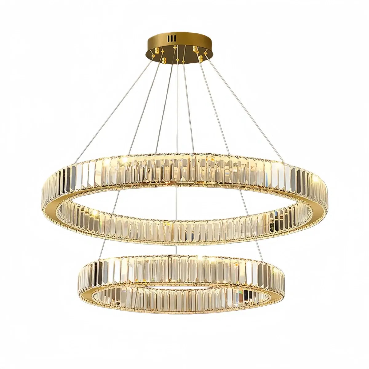 Modern Interlaced Ring Pendant Light