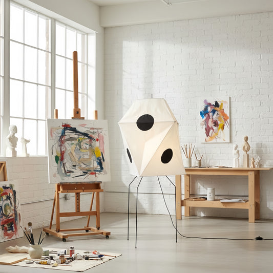 Japanese Rice Paper Floor Lamp