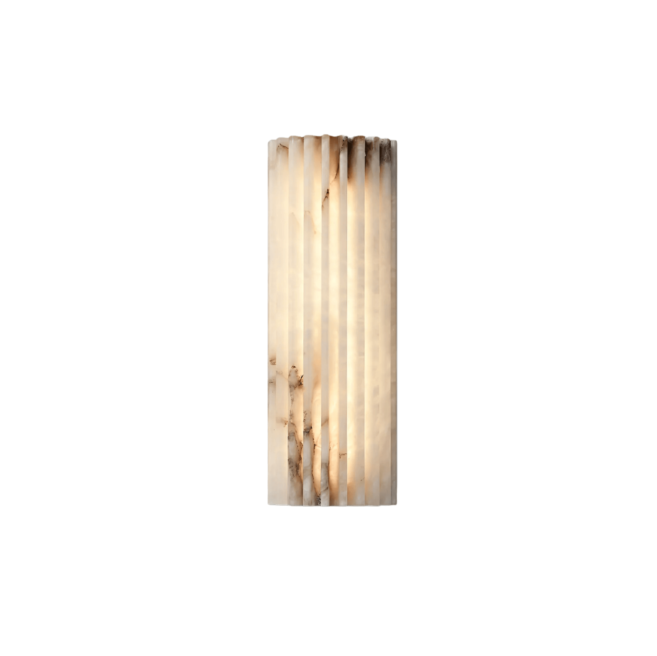 Modern Alabaster Wall Light – White Natural Stone