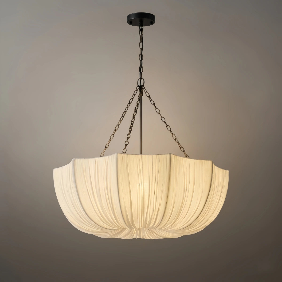 Modern Fabric Pendant Light