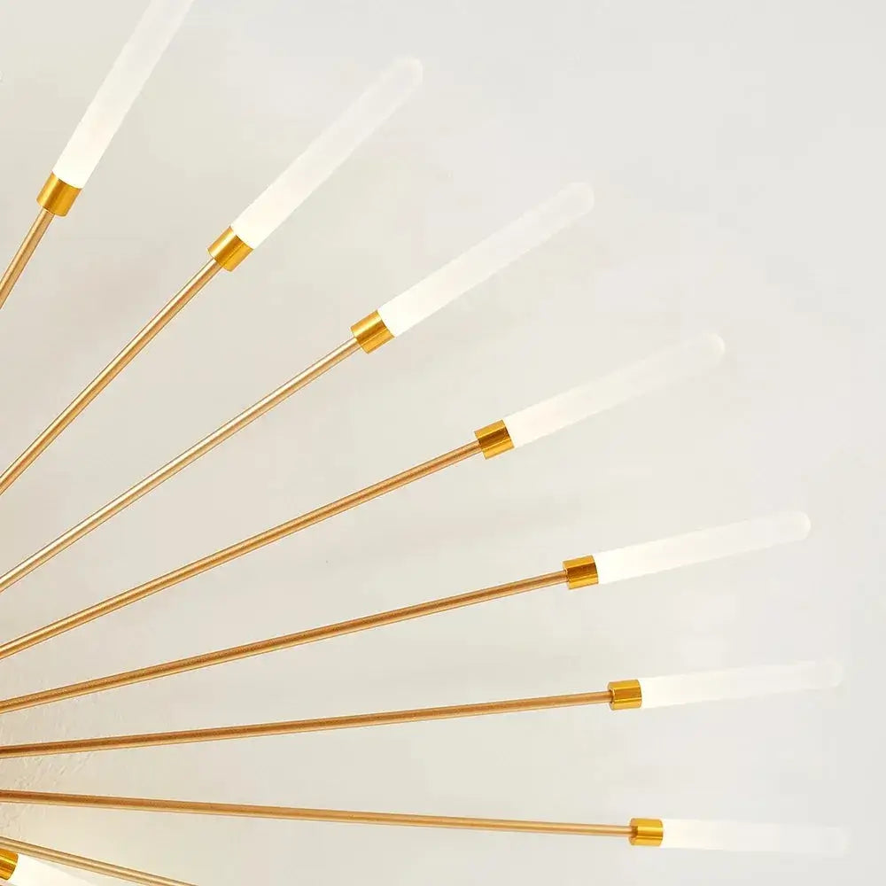 Nebula Modern Firework Ceiling Light – Gold/Black for Bedroom Dining Room Living Room