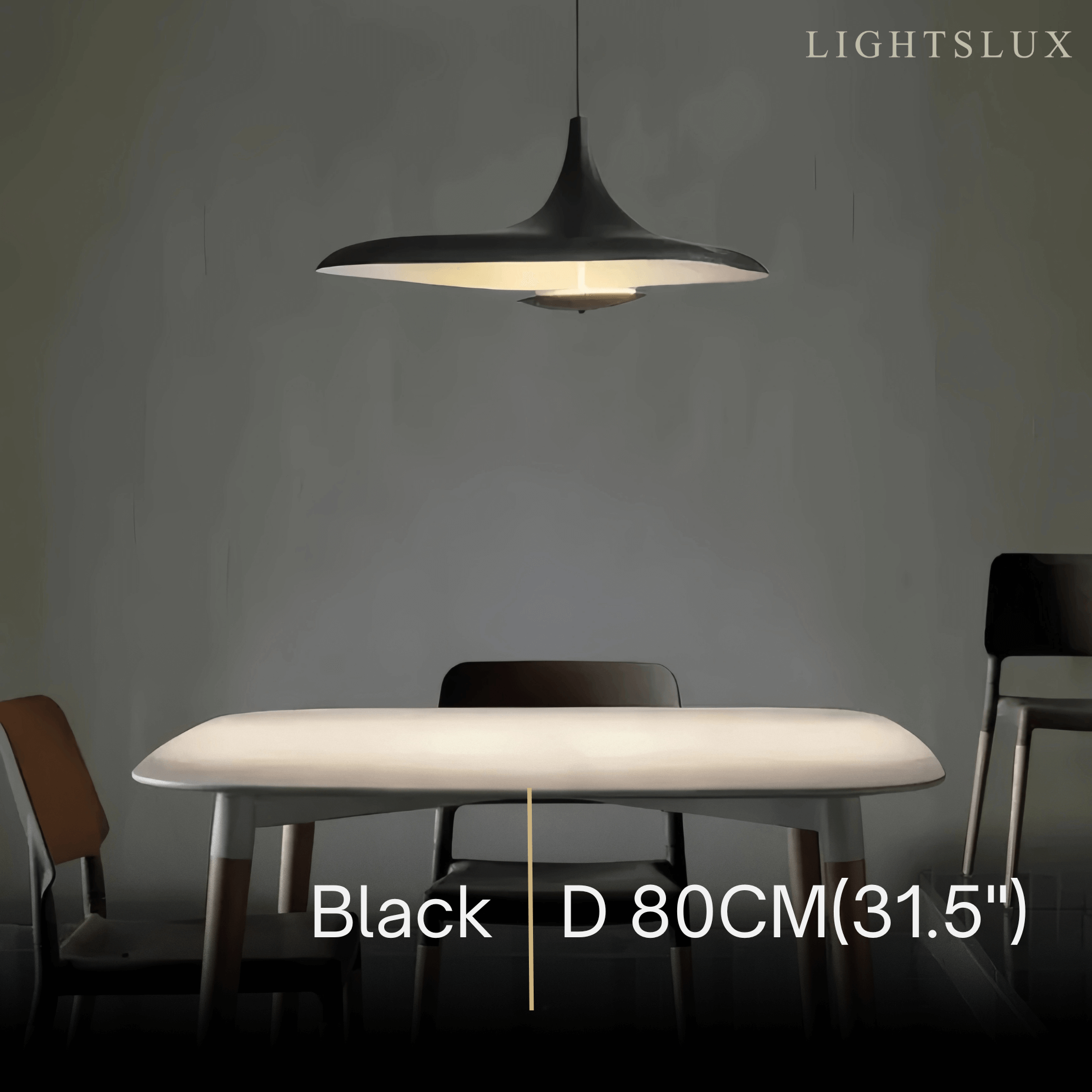 Stellar Modern Hooded Pendant Light