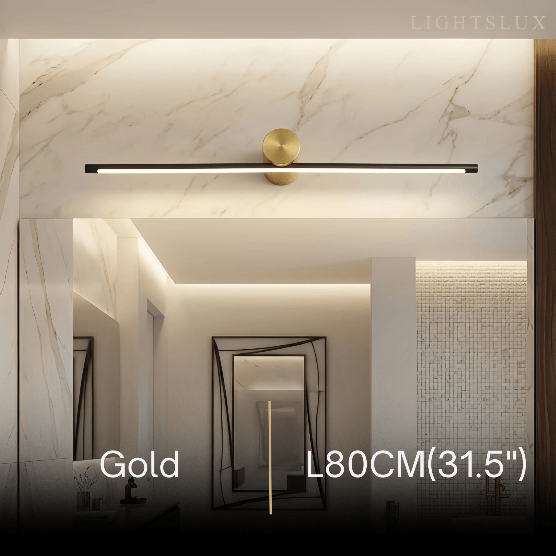 Arcato Minimalist Linear Vanity Light