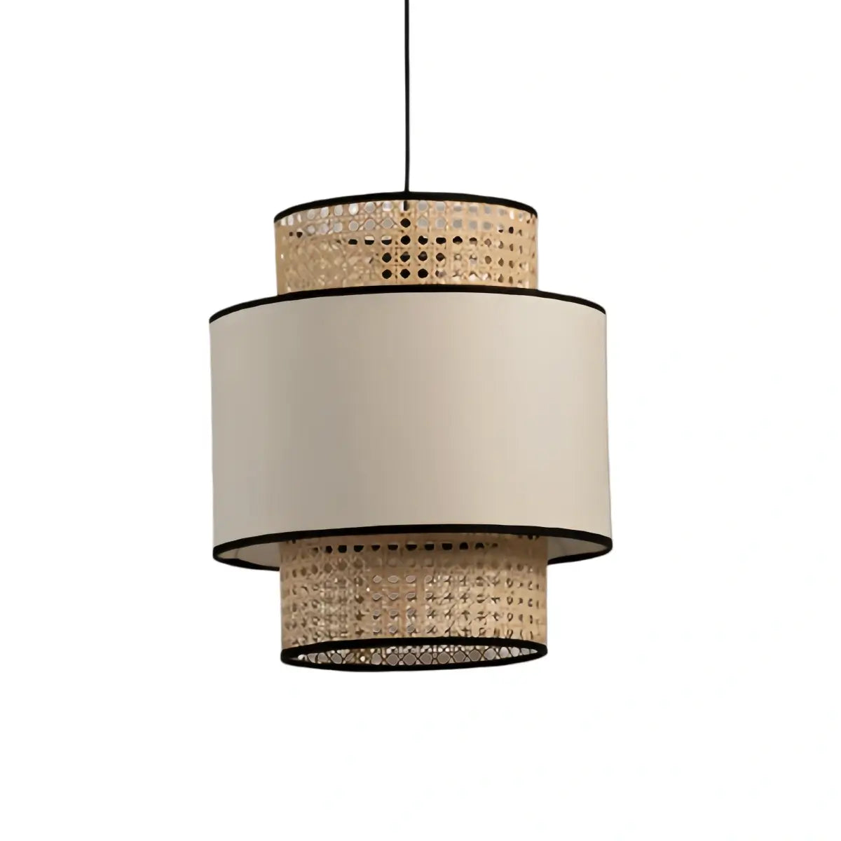 Farmhouse Pendant Light - Fabric