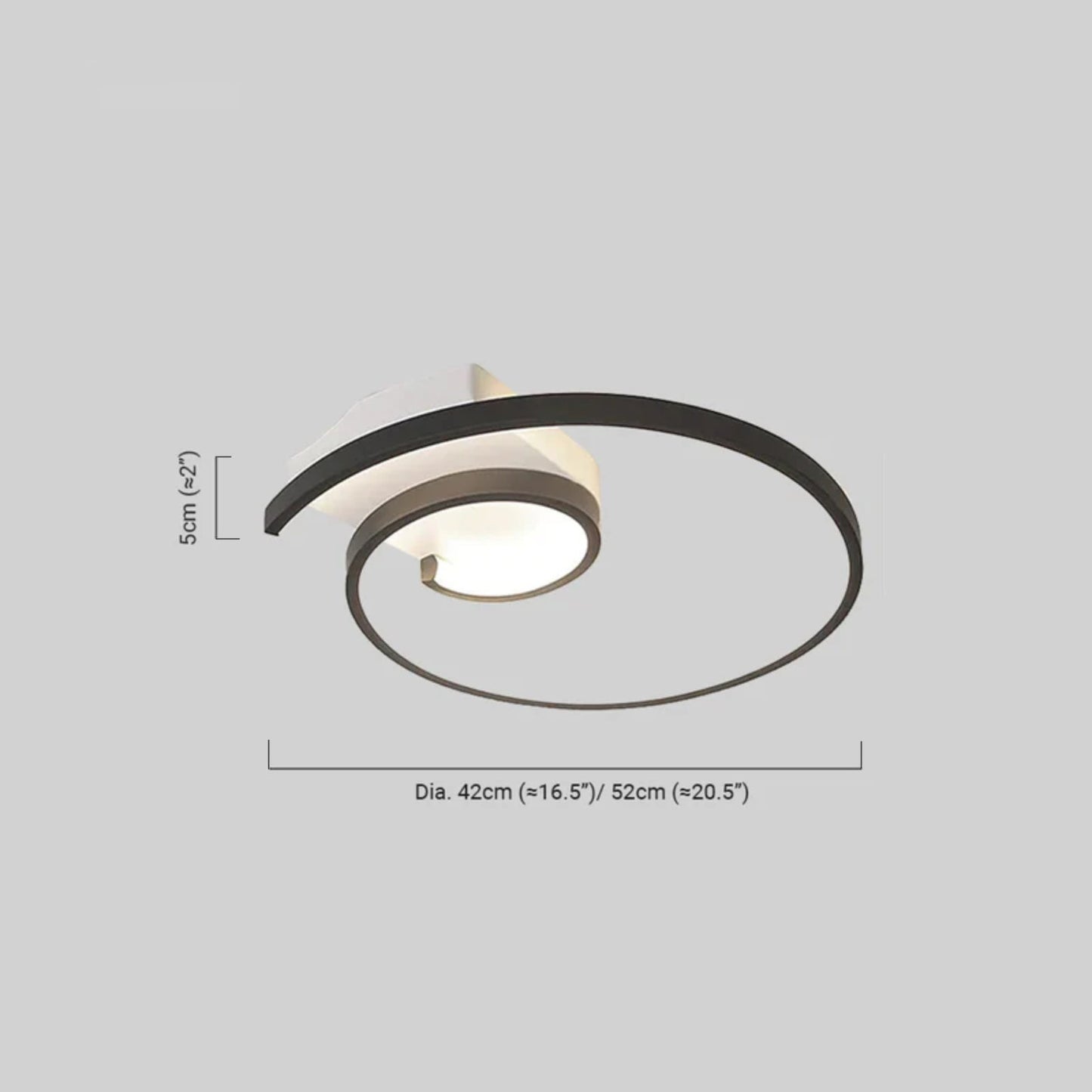 Arcato Spiral Ceiling Light
