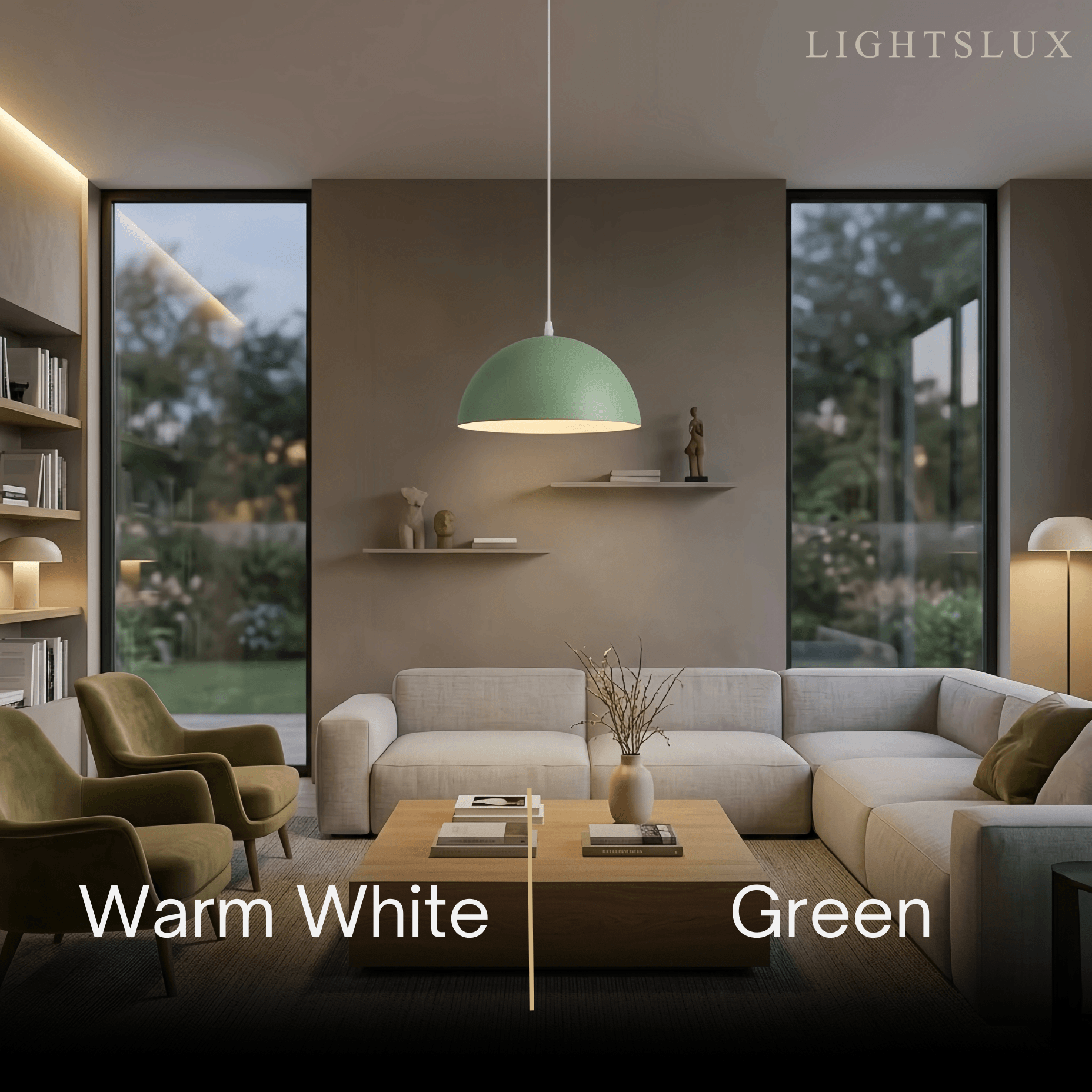 Morandia Minimalist Pendant Light -- Aluminum
