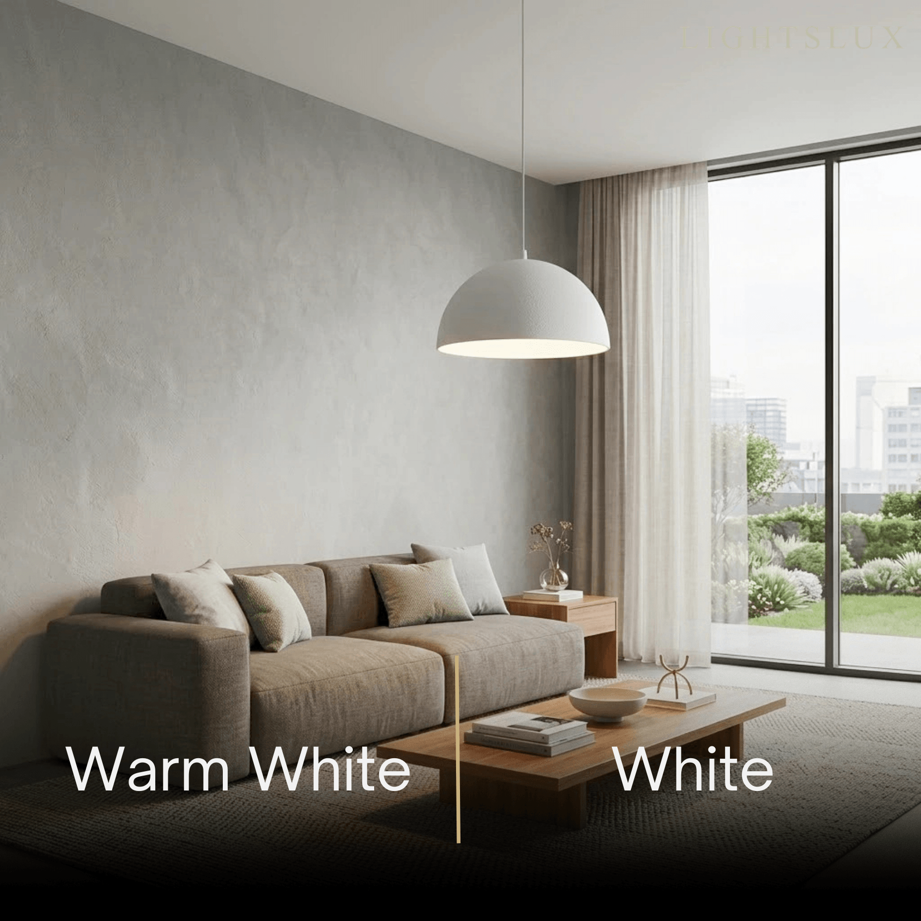 Morandia Minimalist Pendant Light -- Aluminum