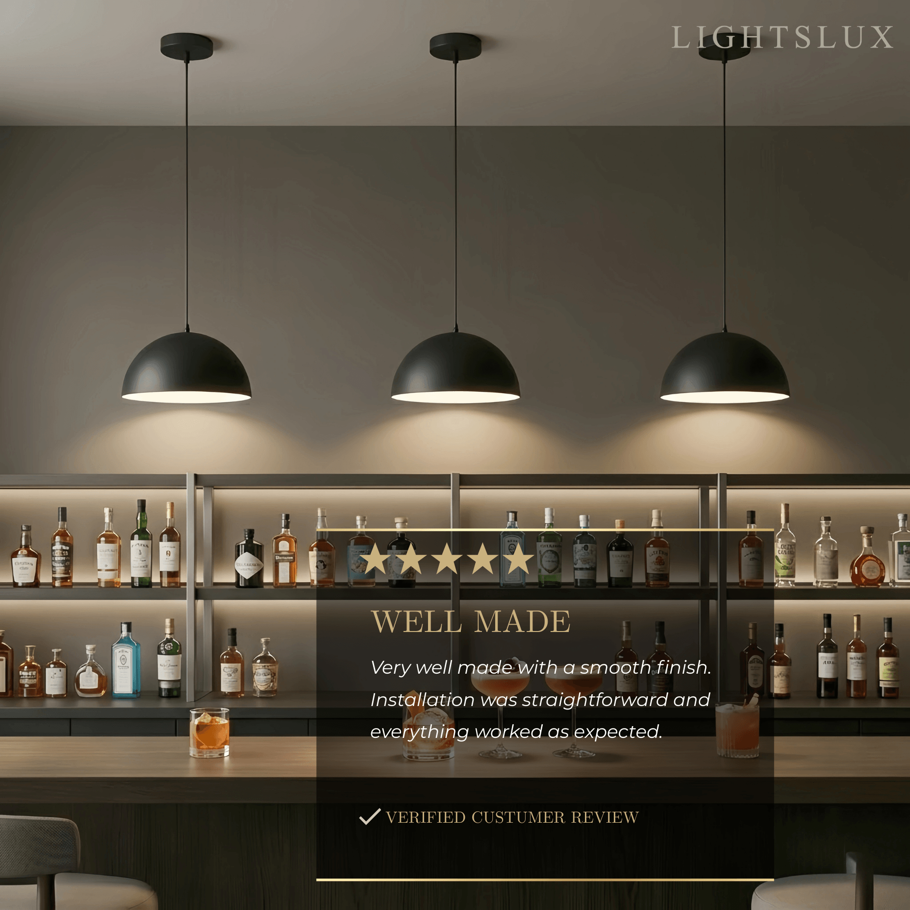 Morandia Minimalist Pendant Light -- Aluminum