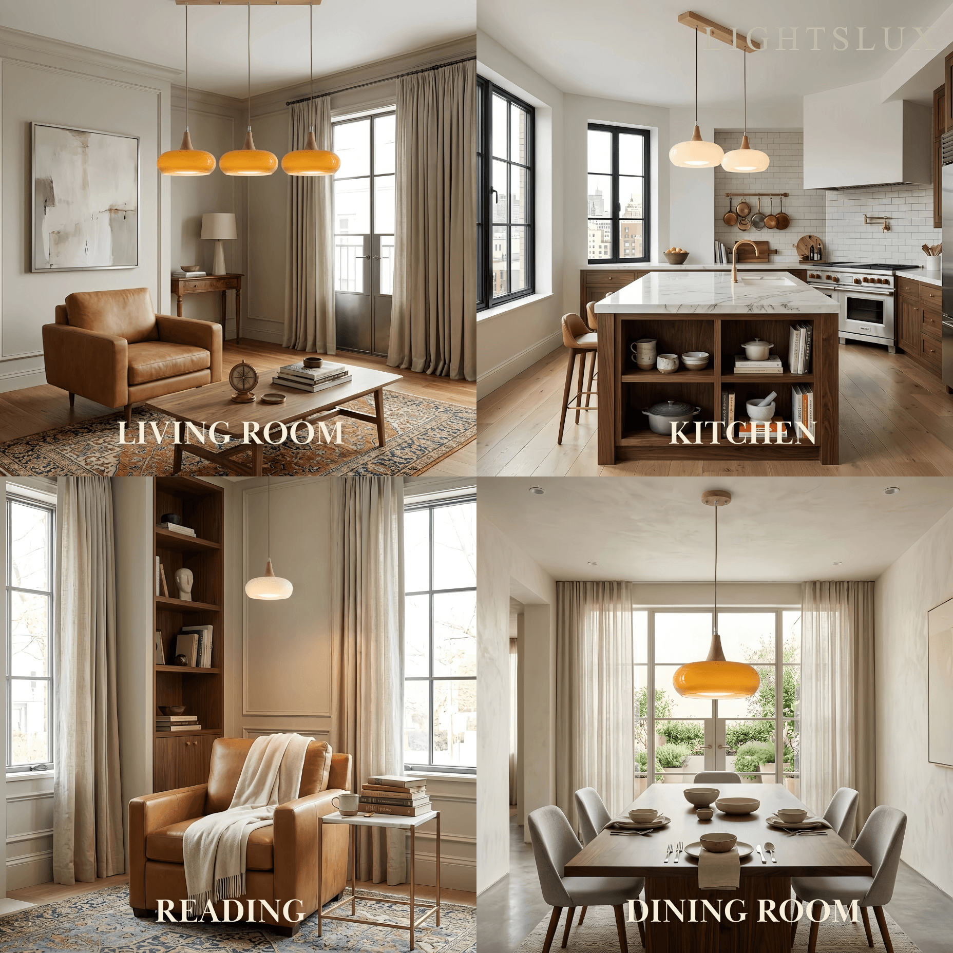 Modern Glass Pendant Light