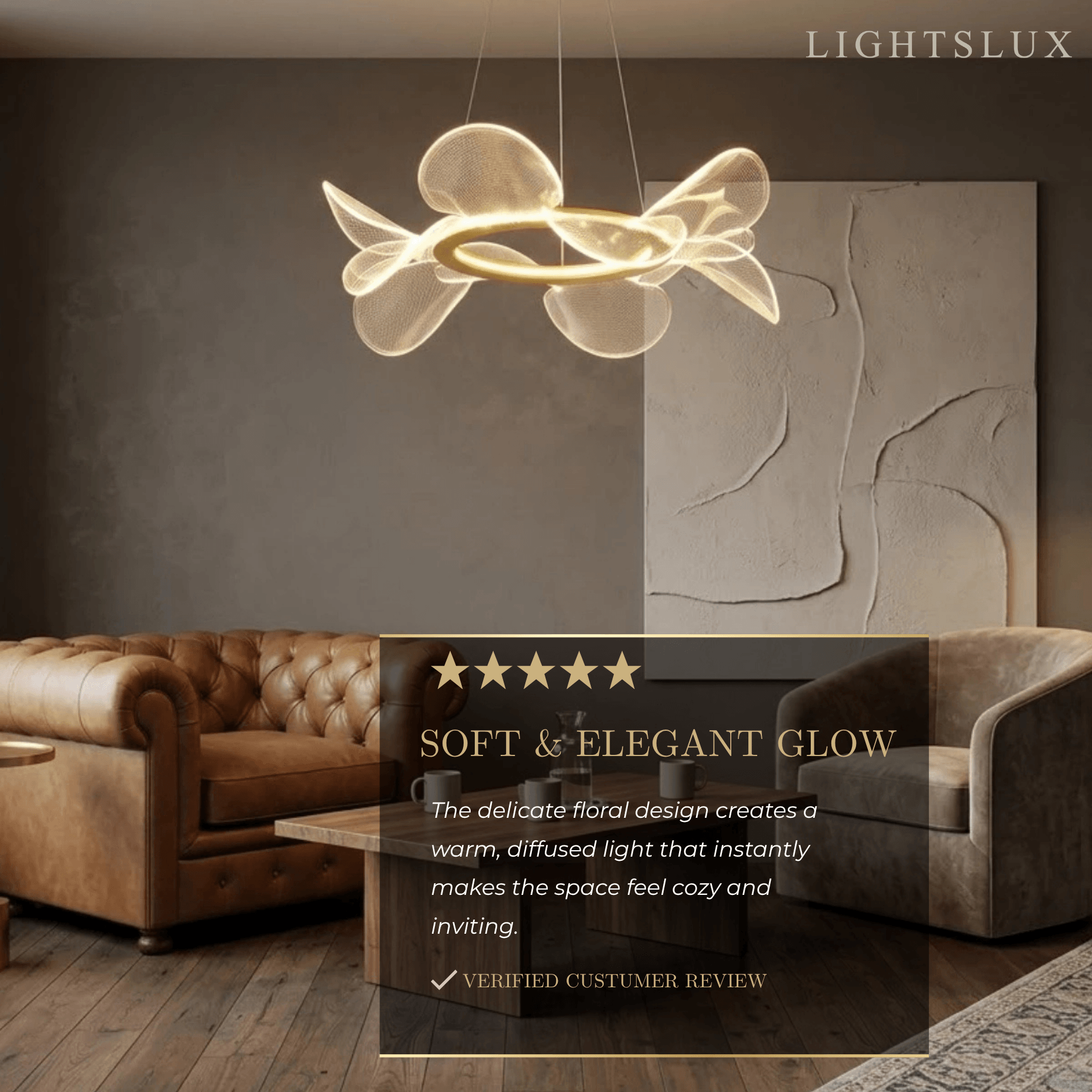 Modern Acrylic Chandelier