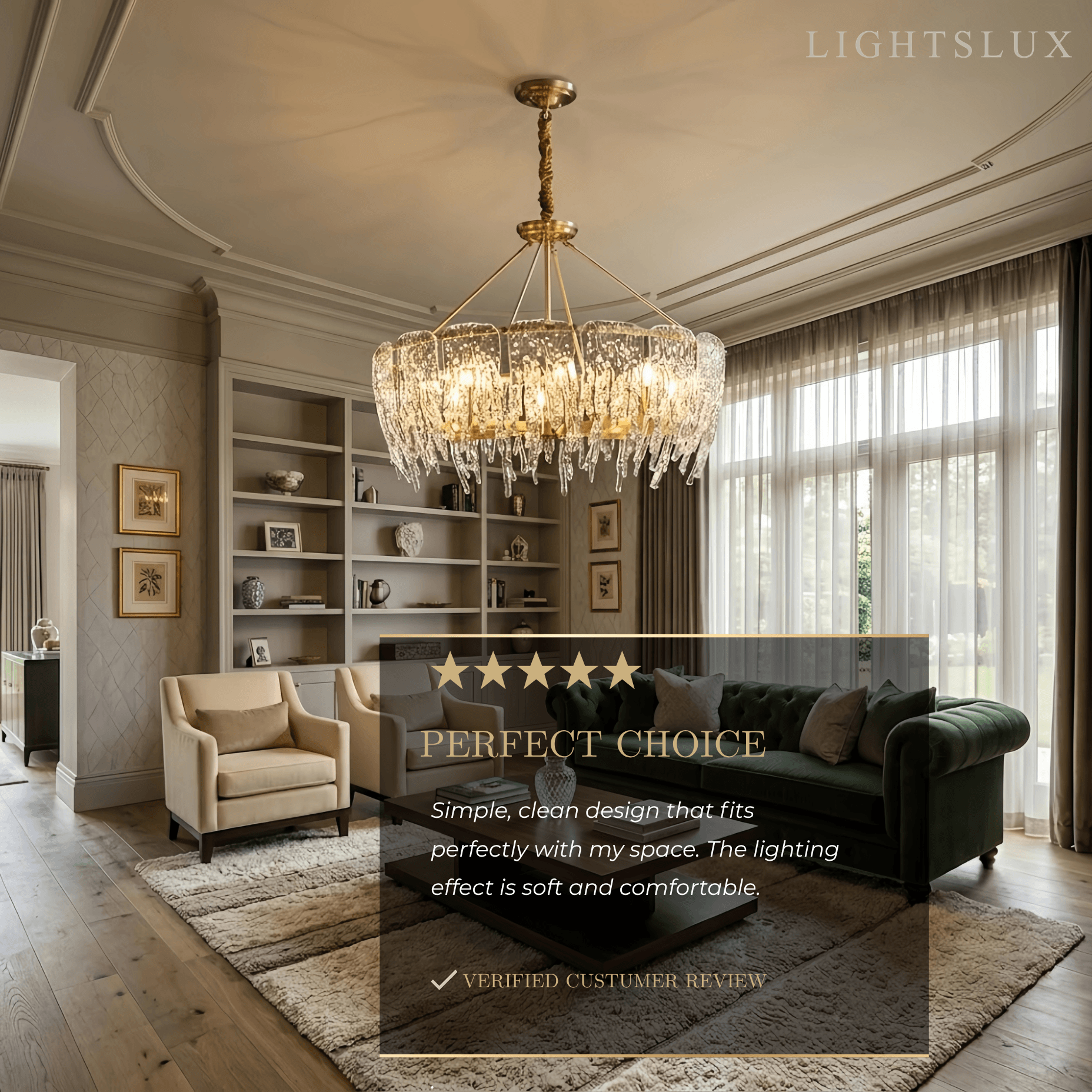 Modern Crystal Chandelier