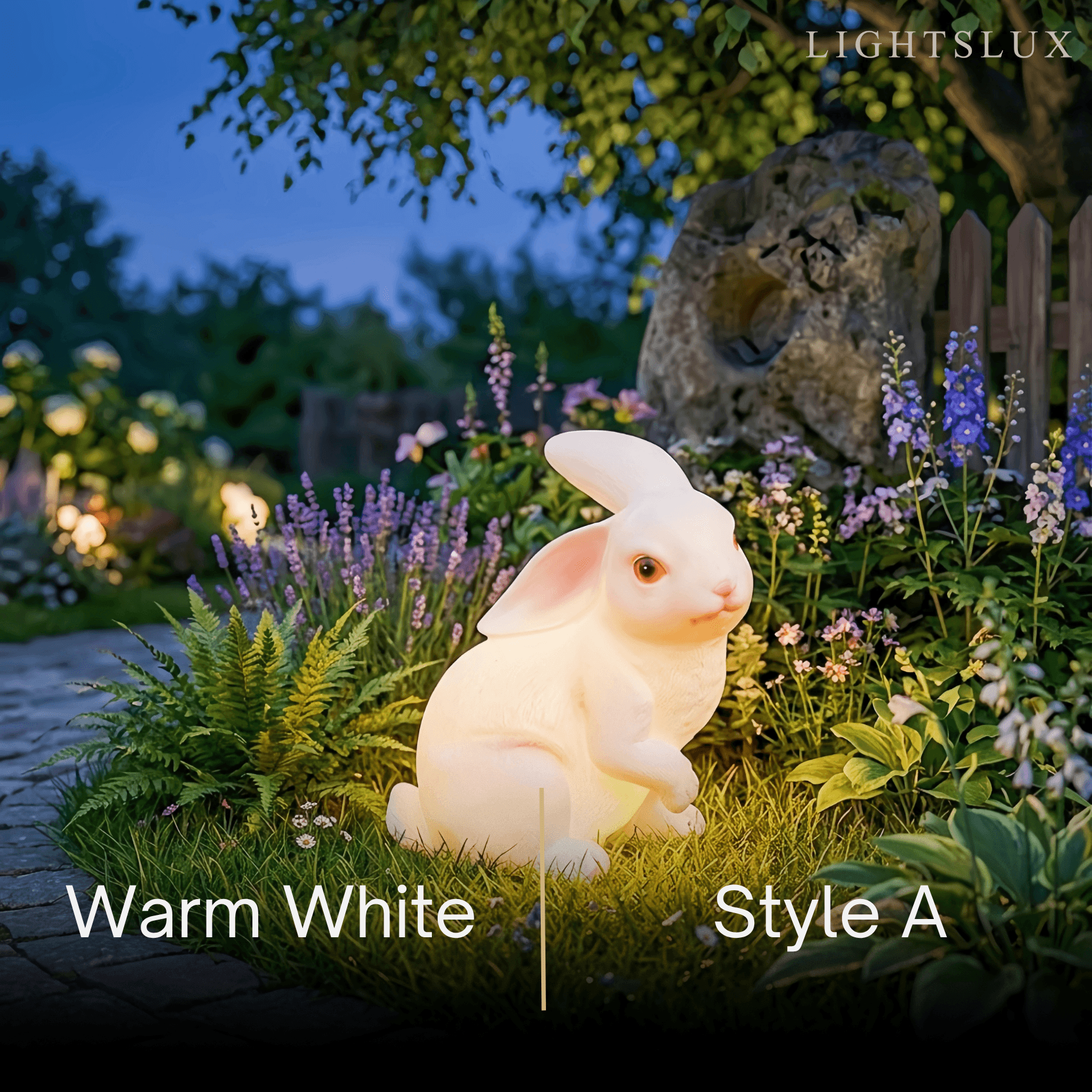 Easter Bunny Lawn Lamp