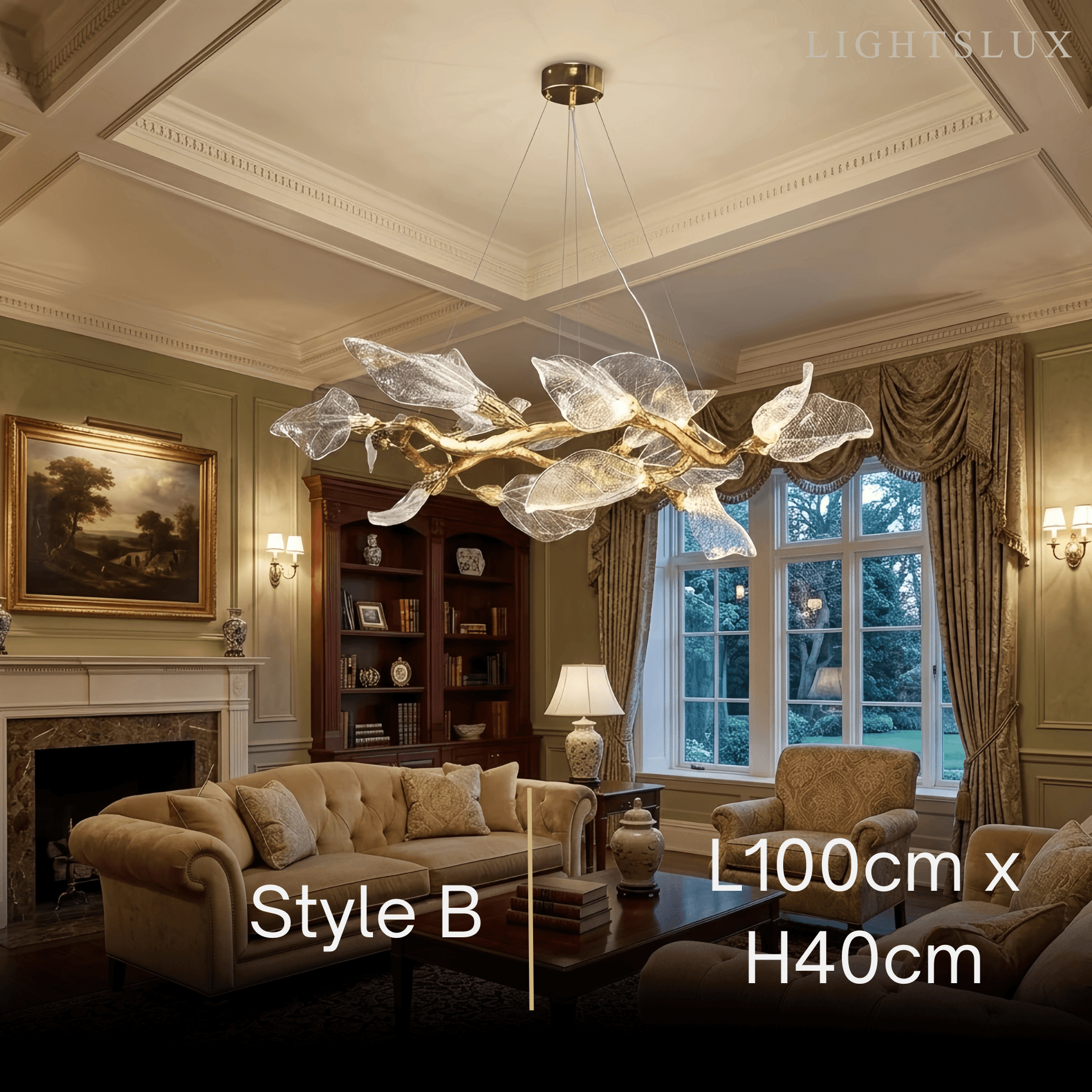 Velora Elegant Organic Chandelier