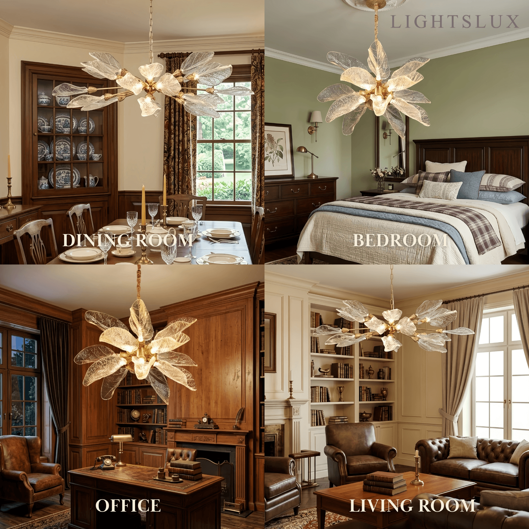 Velora Elegant Organic Chandelier
