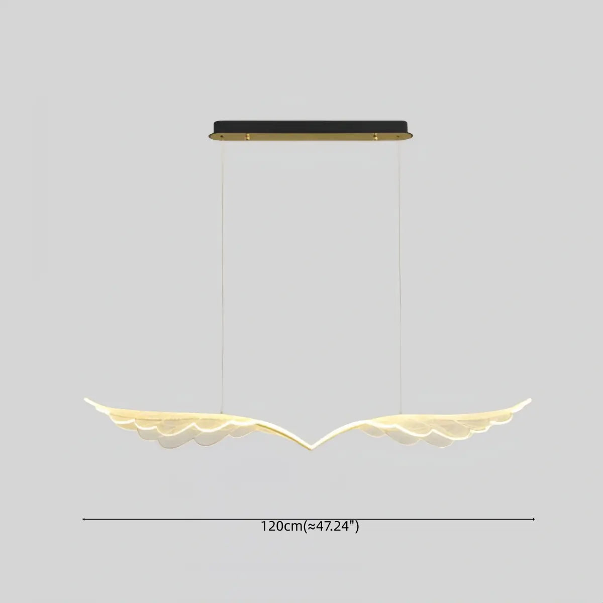 Modern Nordic Pendant Light — Metal & Acrylic Black Gold