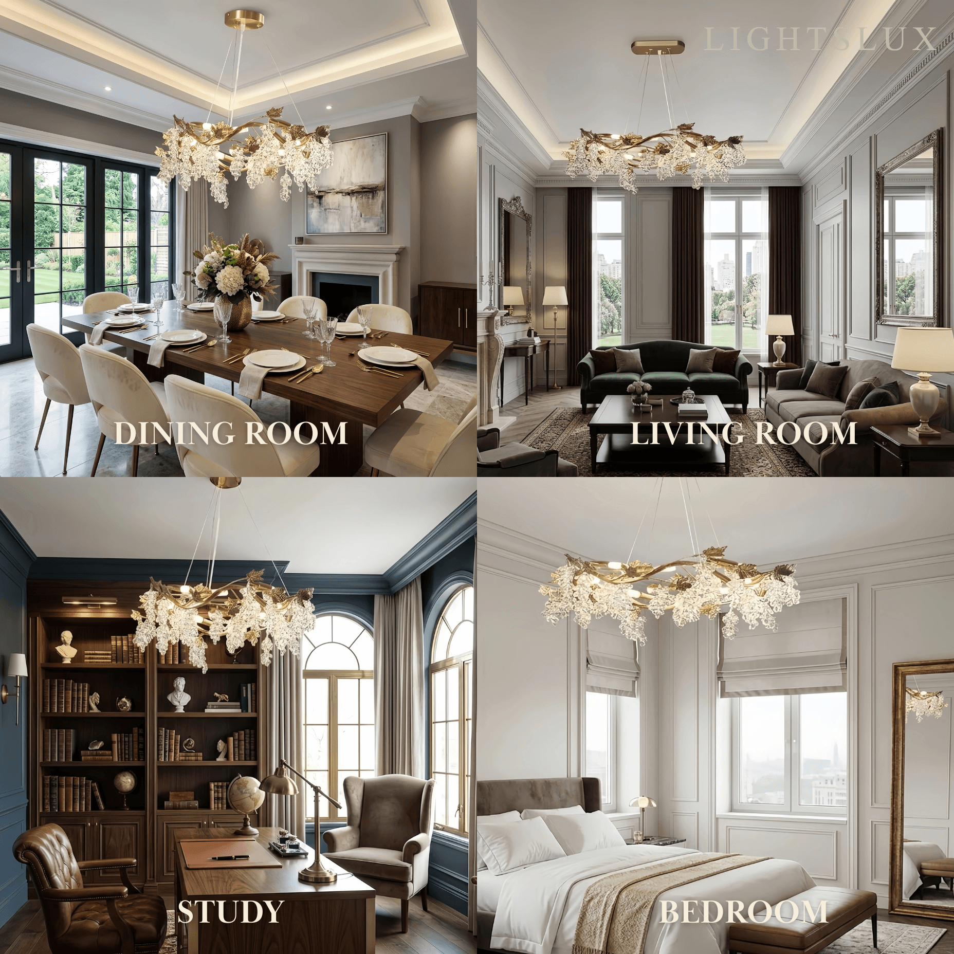 Excelis Luxury Crystal Chandelier