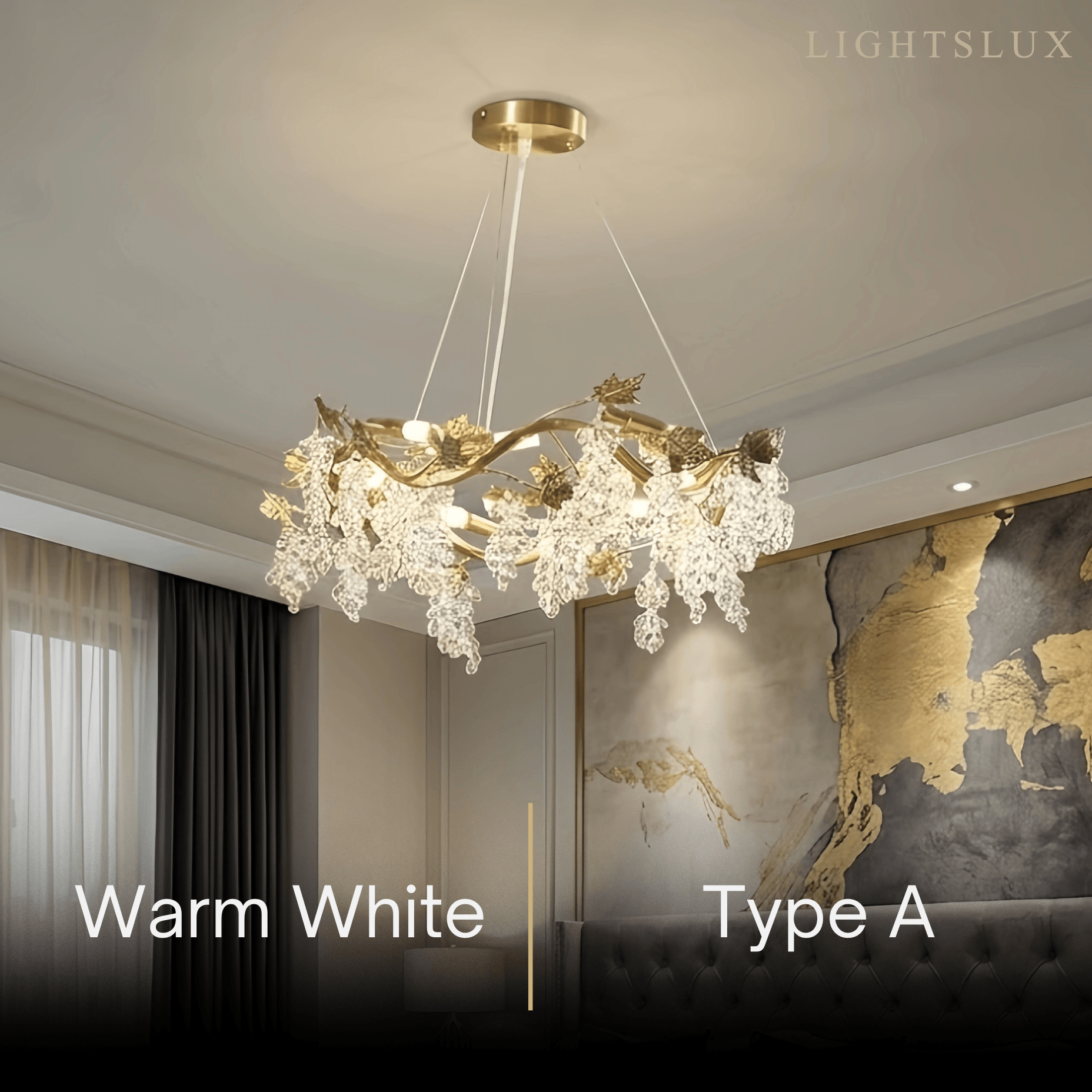 Excelis Luxury Crystal Chandelier