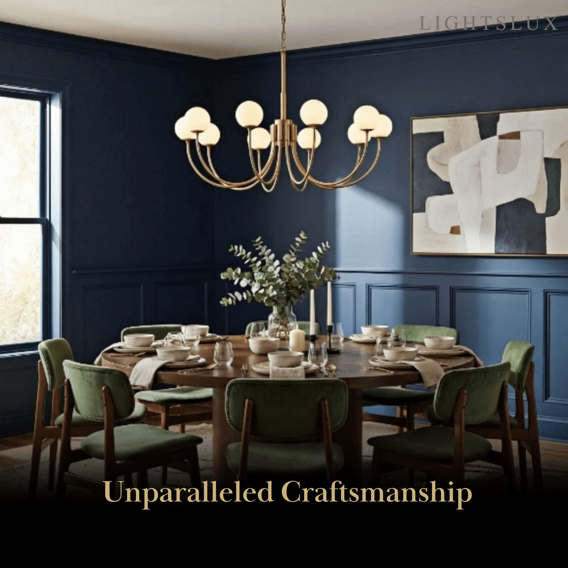 Alba Modern Minimalist Globe Chandelier