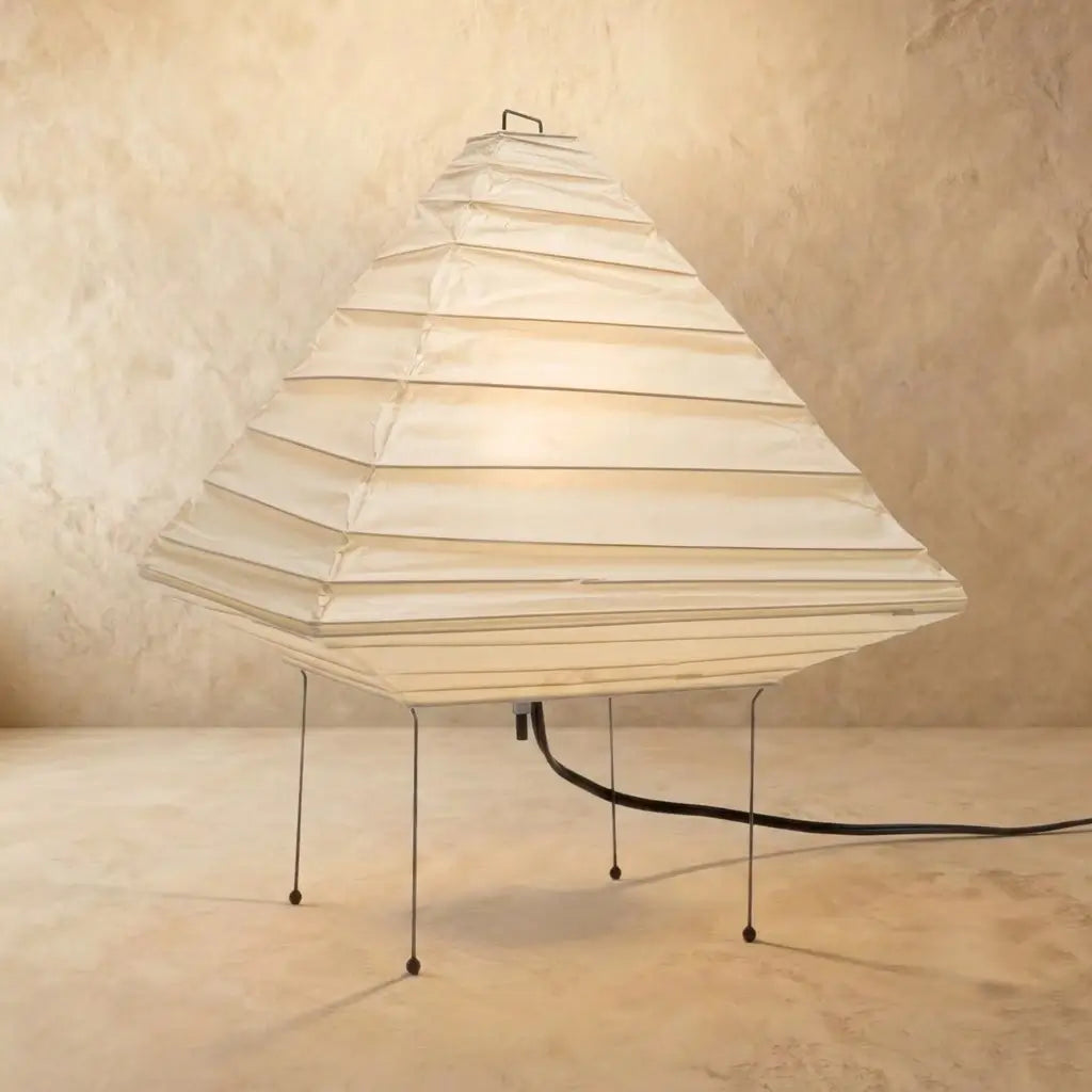 White Paper Bedside Light for Home